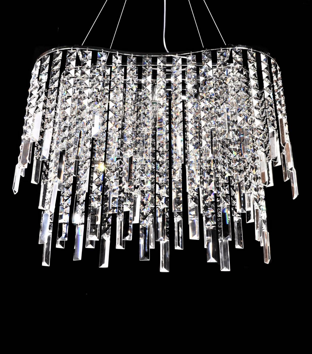 Подвесная хрустальная люстра Zucchero Lumina Deco LDP 2159-600 CHR