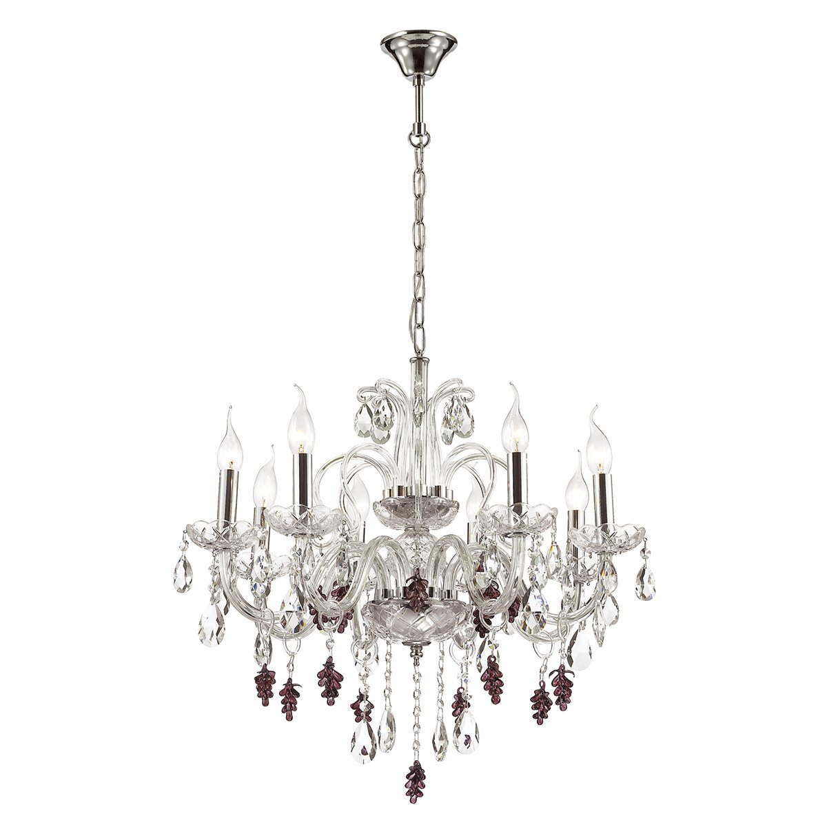 3946/8 Подвесная хрустальная люстра Bocciolo Odeon Light 3946/8