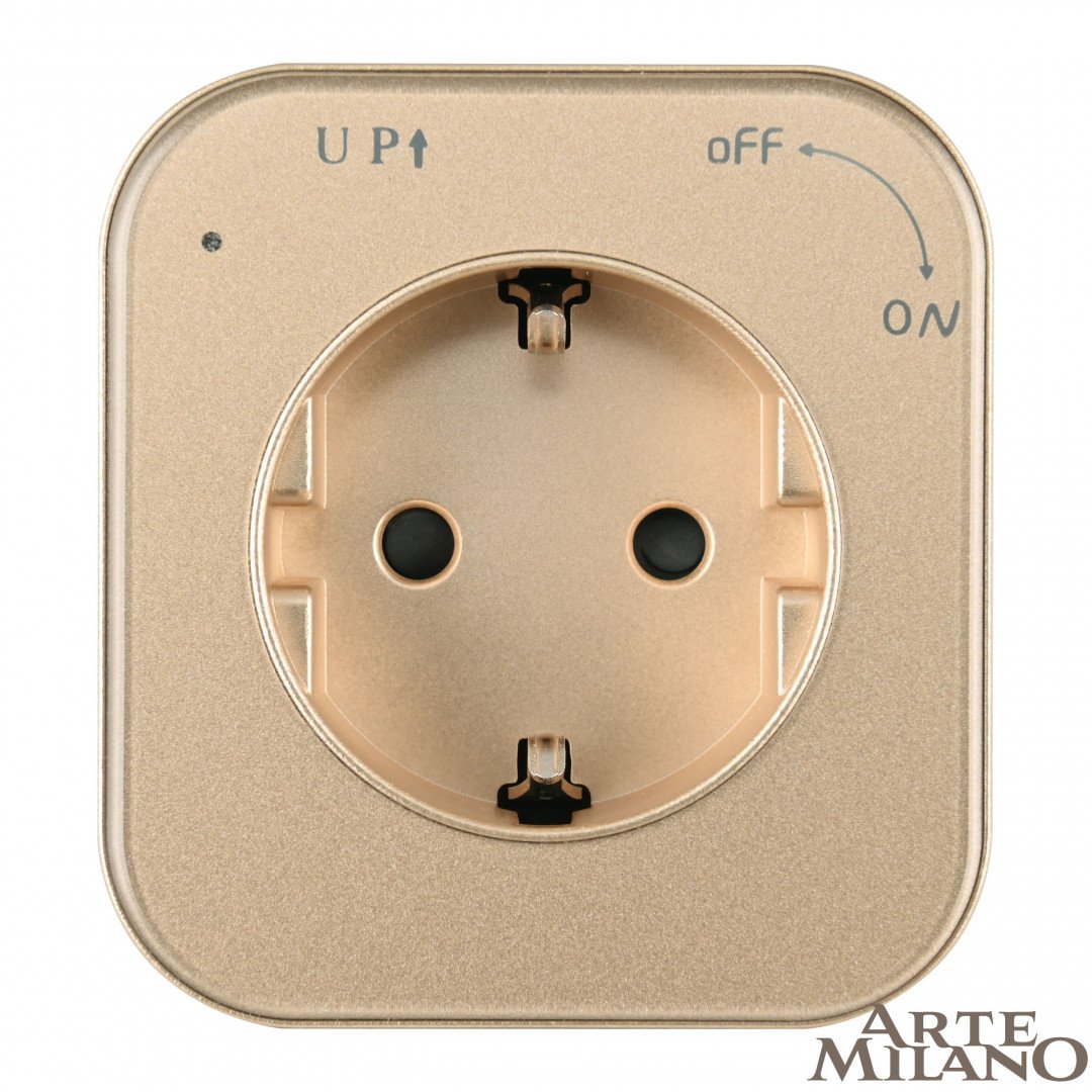 Трековая розетка Arte Milano Am-track-sockets 380022TS/ES Gold