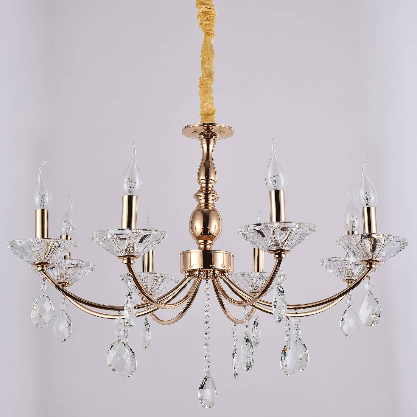 IL1242-8PPA-29 GD Подвесная люстра ILLUMICO IL1242-8PPA-29 GD