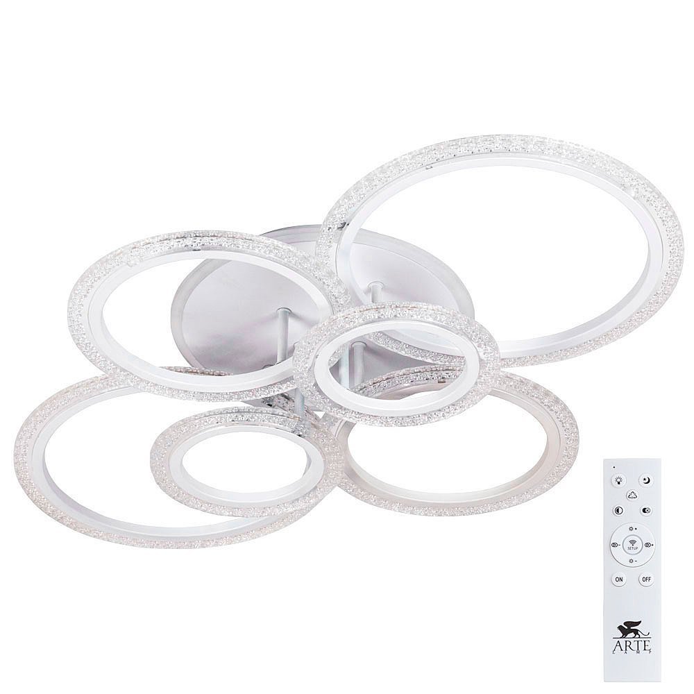 A2516PL-90WH Потолочная светодиодная люстра Camelia Arte Lamp A2516PL-90WH