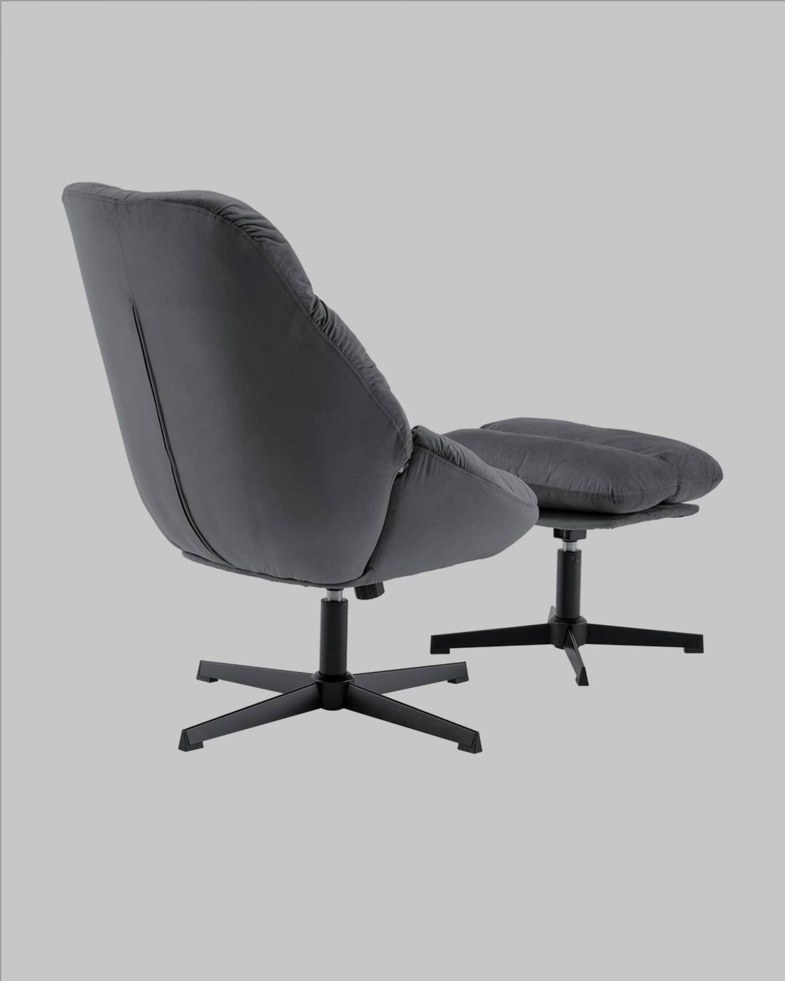 Кресло Stool Group Оррелл QH-8347KT-OT HLR-21 dark grey