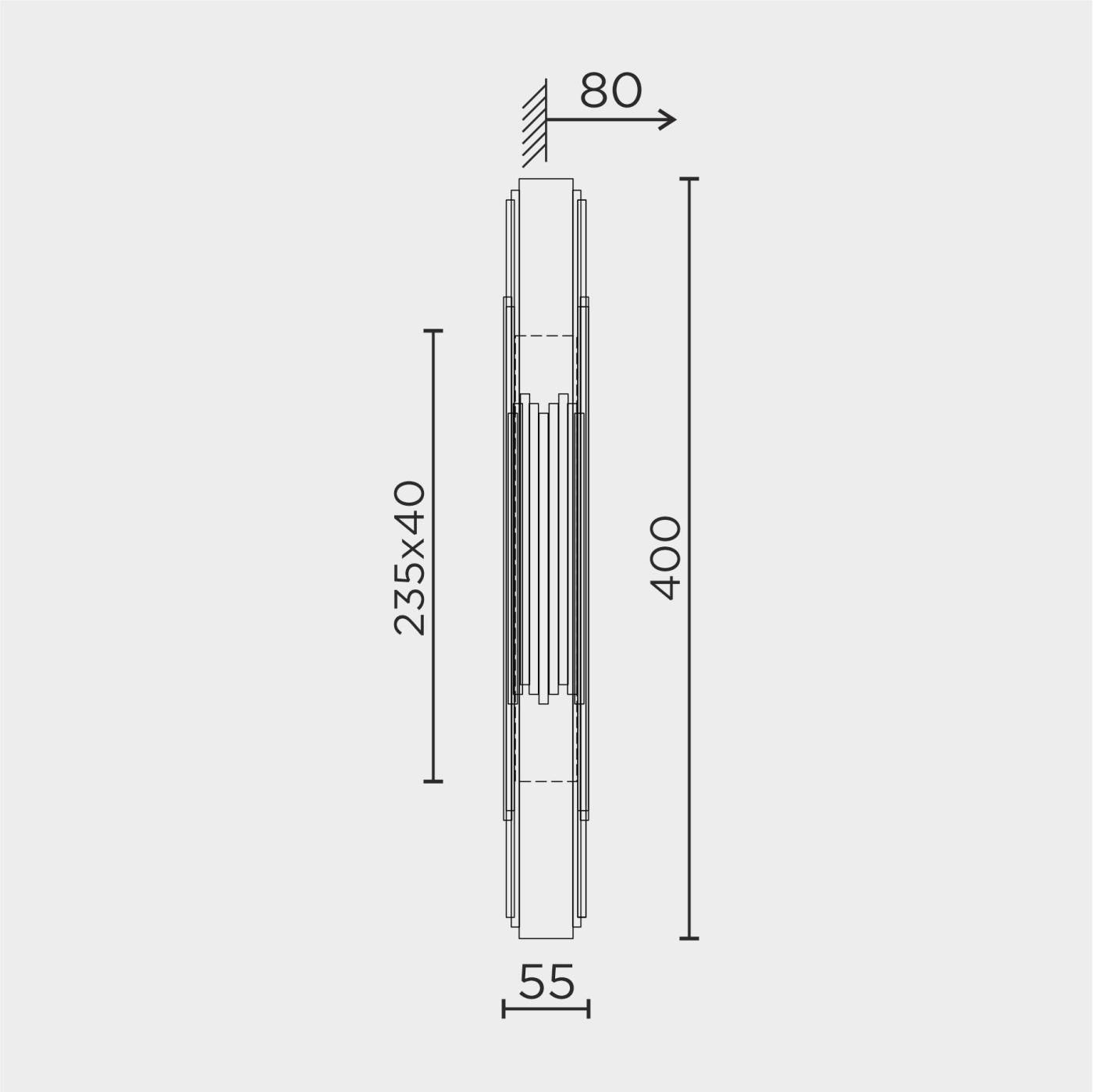 ML.548.400 GD Бра настенное ML Modelux ML.548.400 GD