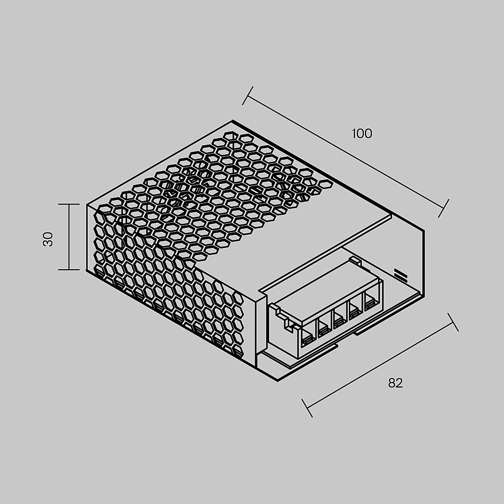 Источник напряжения Maytoni Блоки питания 12В 811007