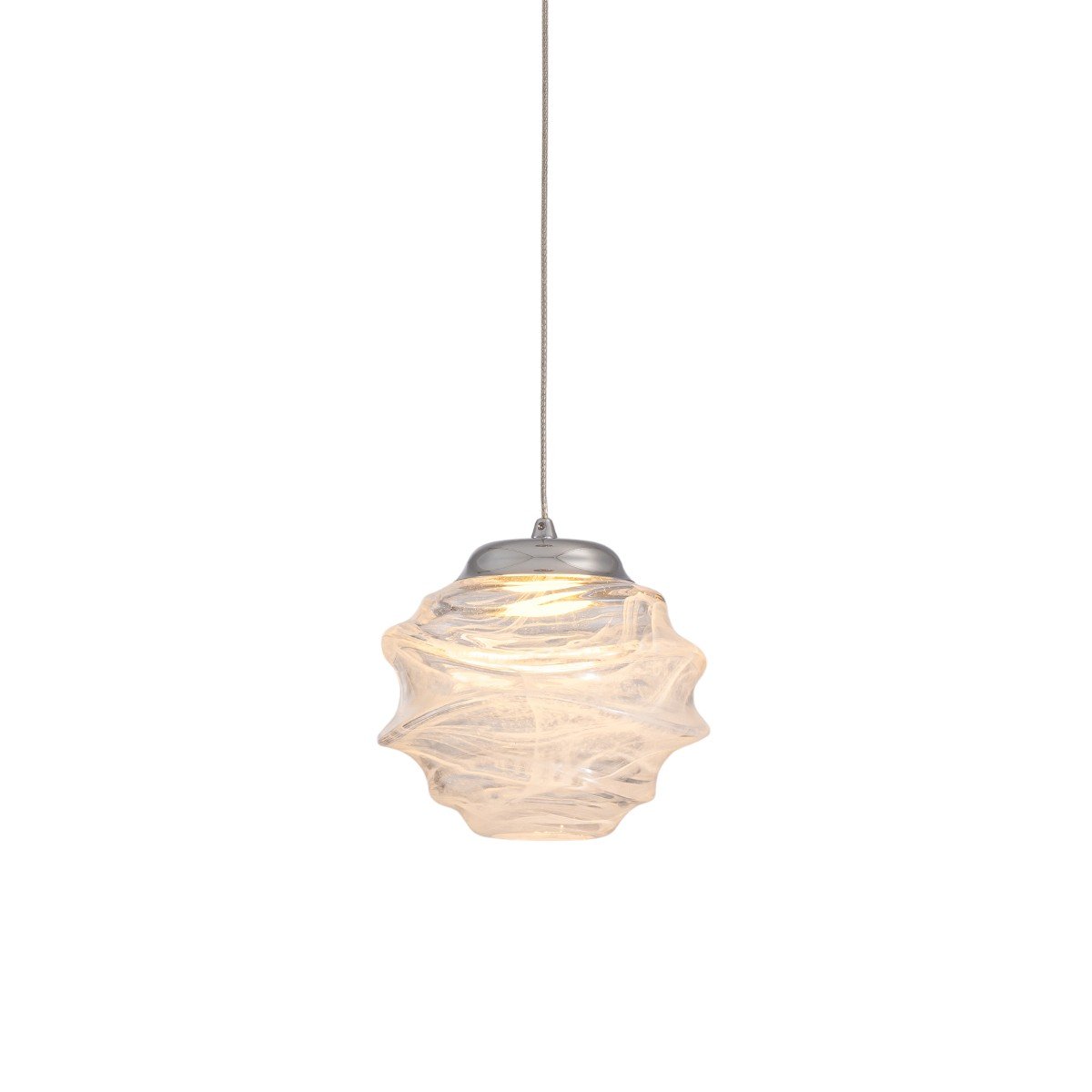 MD25030003-1A chrome/clear Светильник подвесной Delight Collection MD25030003 MD25030003-1A chrome/clear