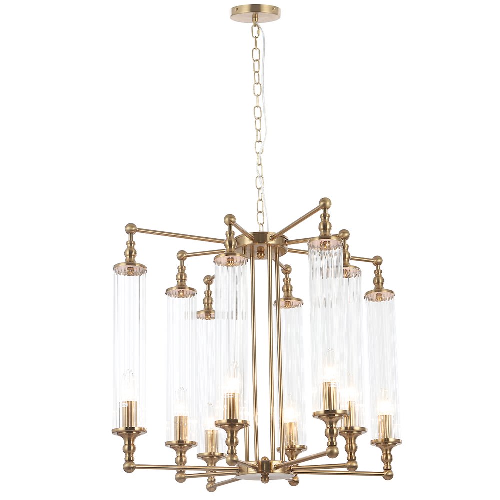 Подвесная люстра Crystal Lux Tomas TOMAS SP8 D650 BRASS