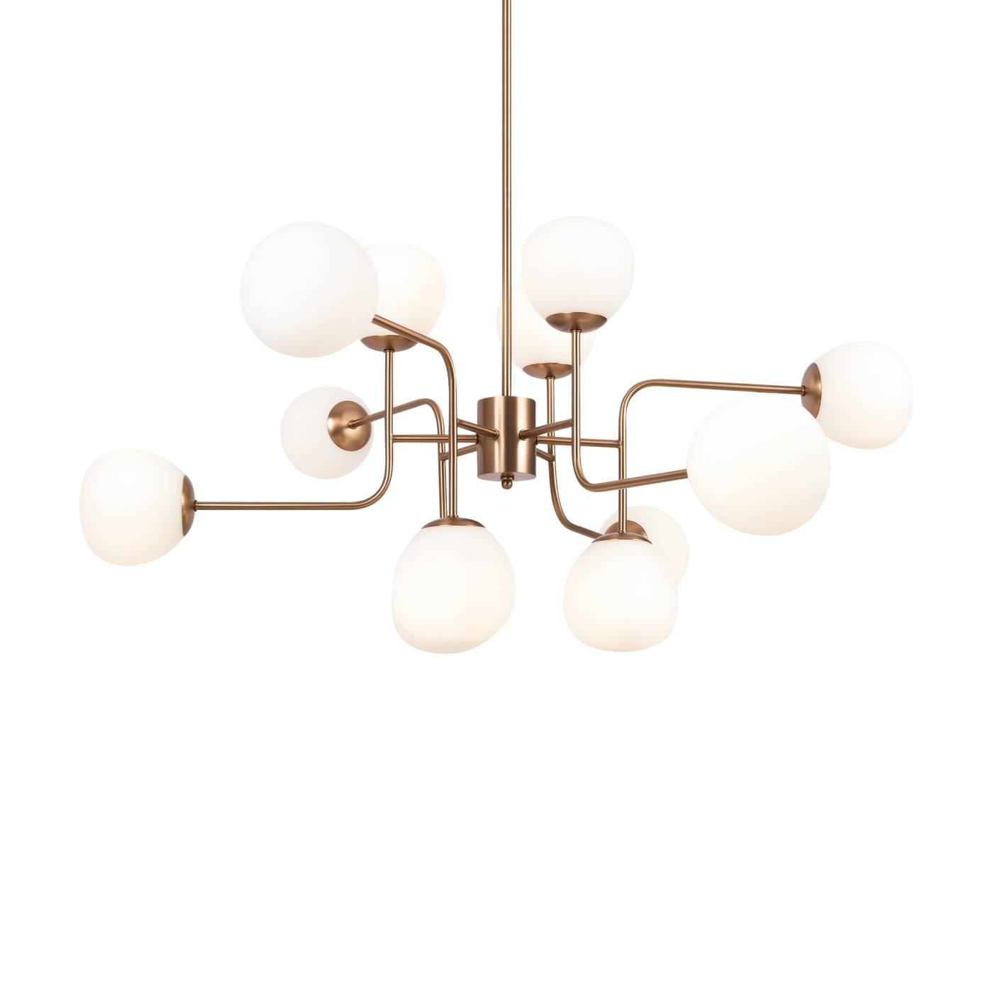 Люстра на штанге Maytoni Erich MOD221-PL-12-G