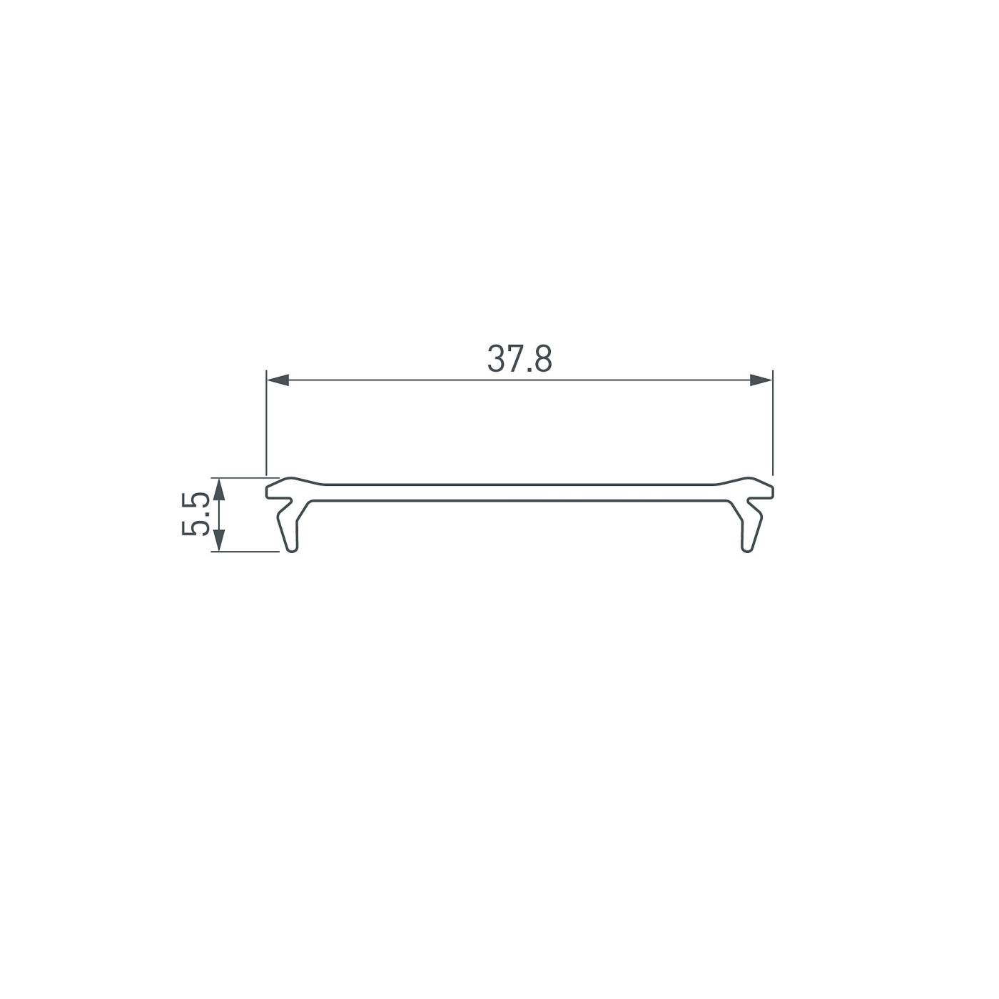Экран для профиля Arlight Alm 026750(1)