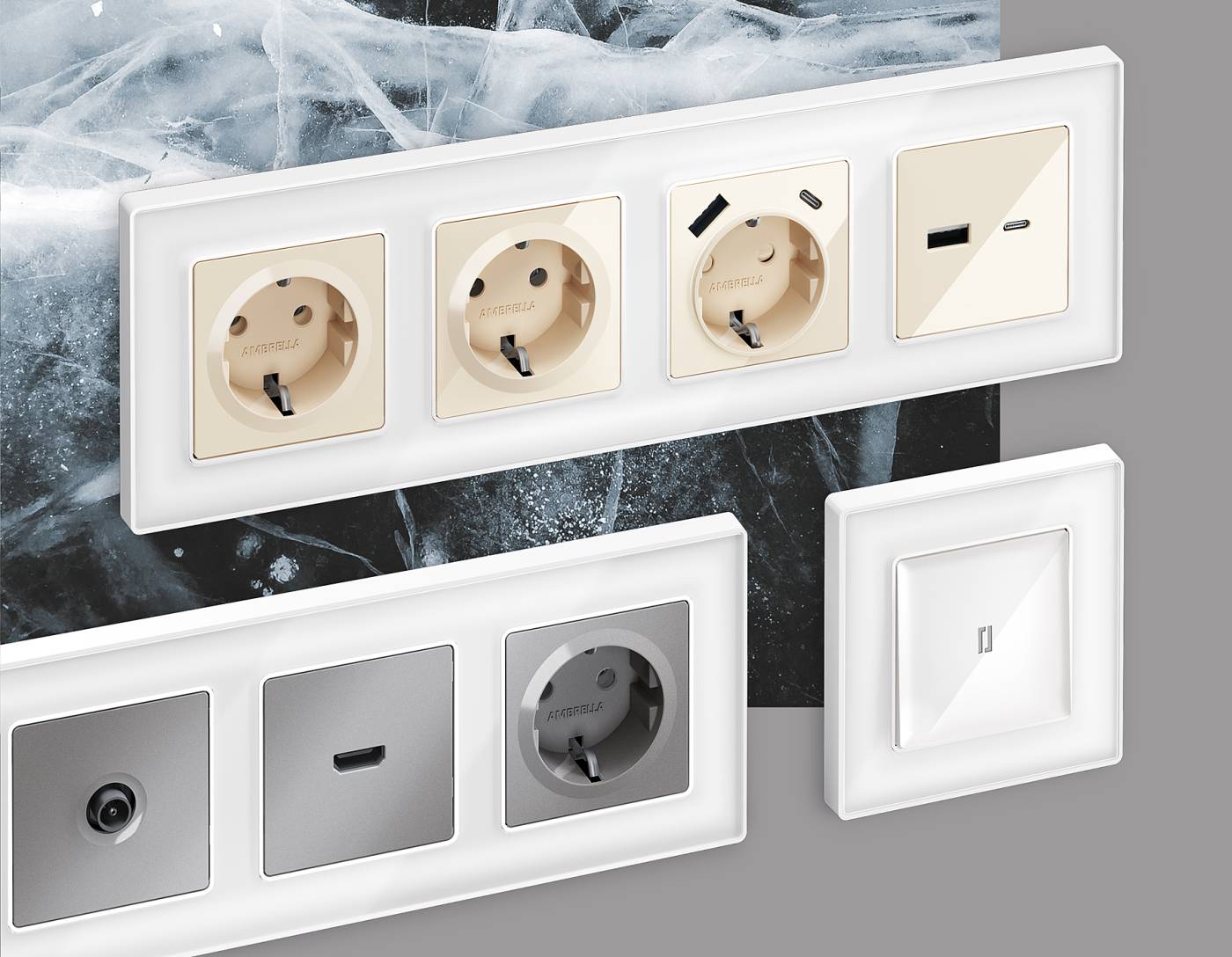 AF580101 Рамка Ambrella Volt Arctic AF580101