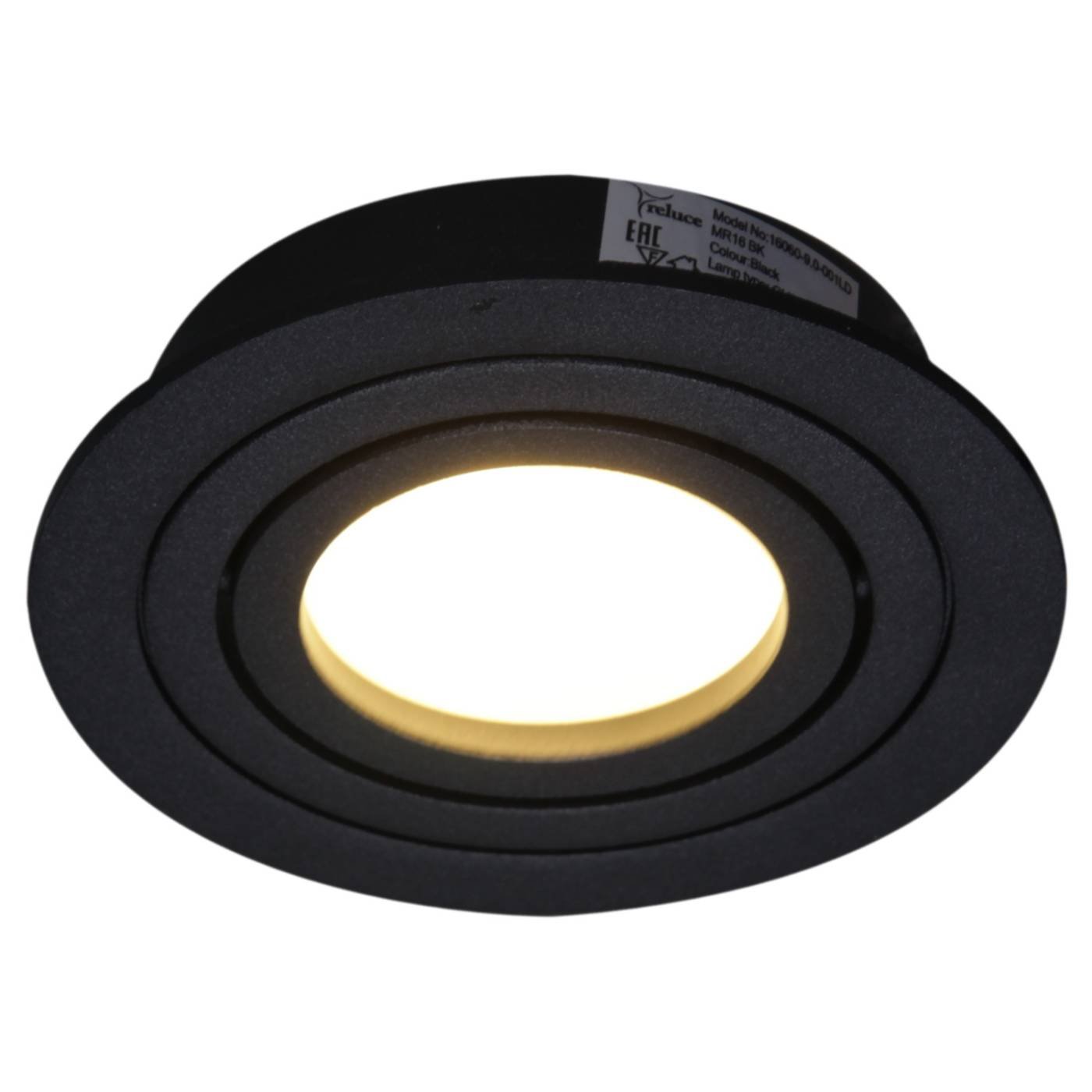 Встраиваемый светильник Reluce 16060-9.0-001LD MR16 BK