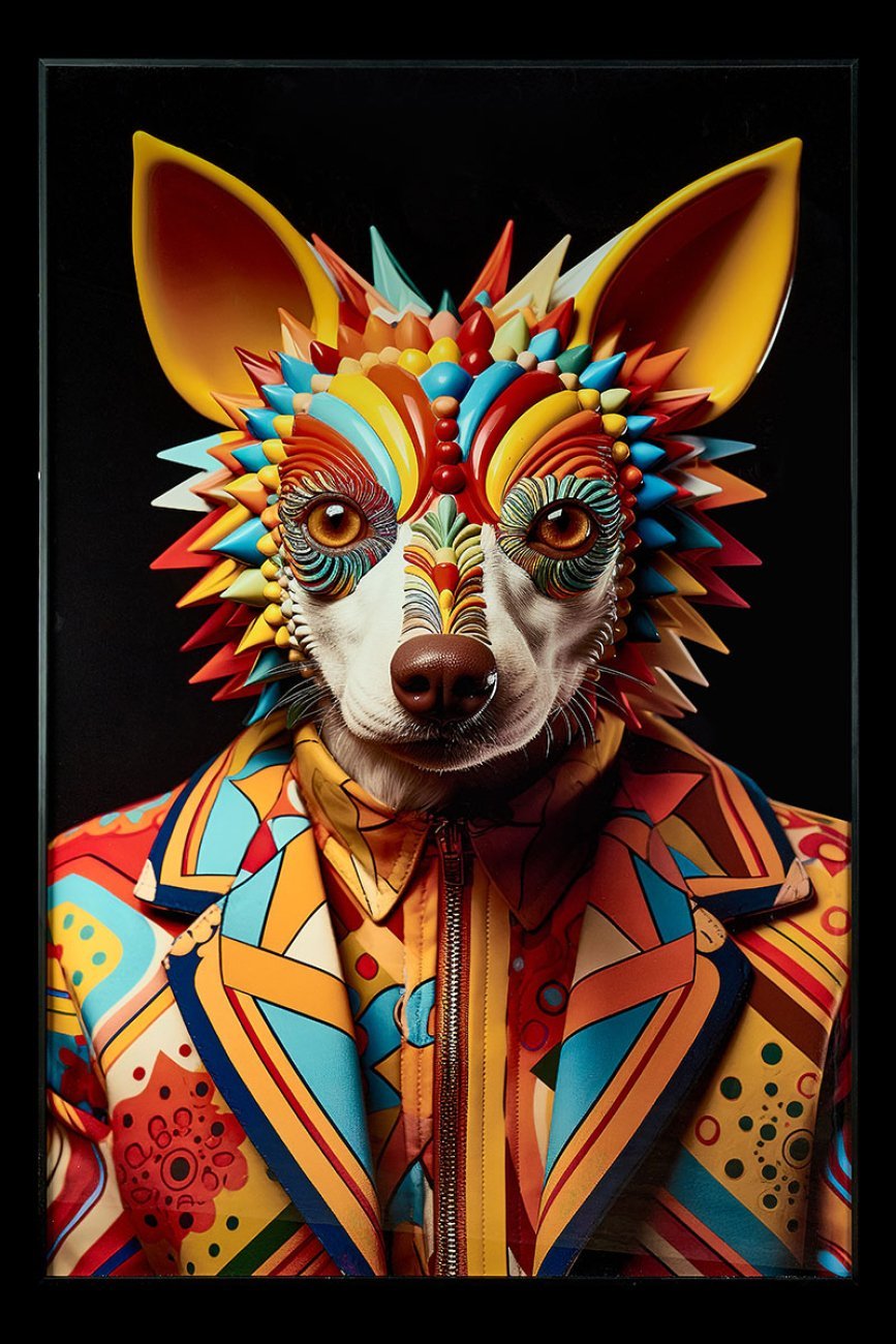 TD198 Картина настенная Teona Decor Dog TD198