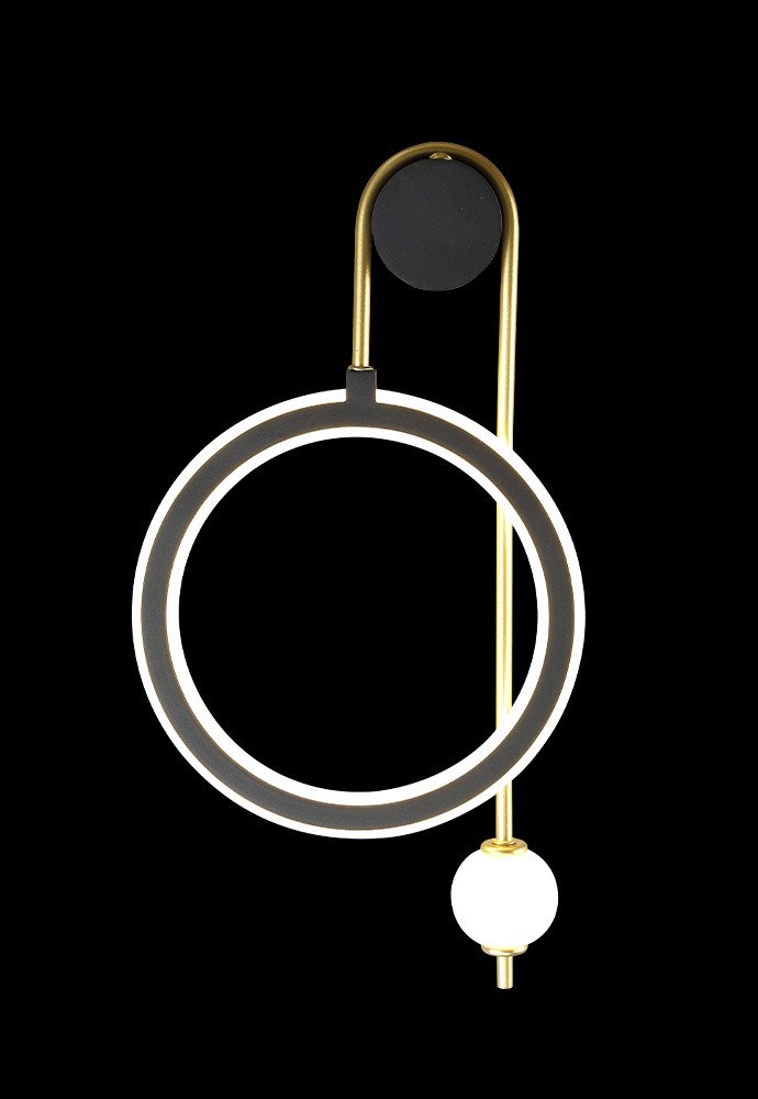 CORIDA AP25W LED BLACK/GOLD Настенное бра Crystal Lux Corida CORIDA AP25W LED BLACK/GOLD