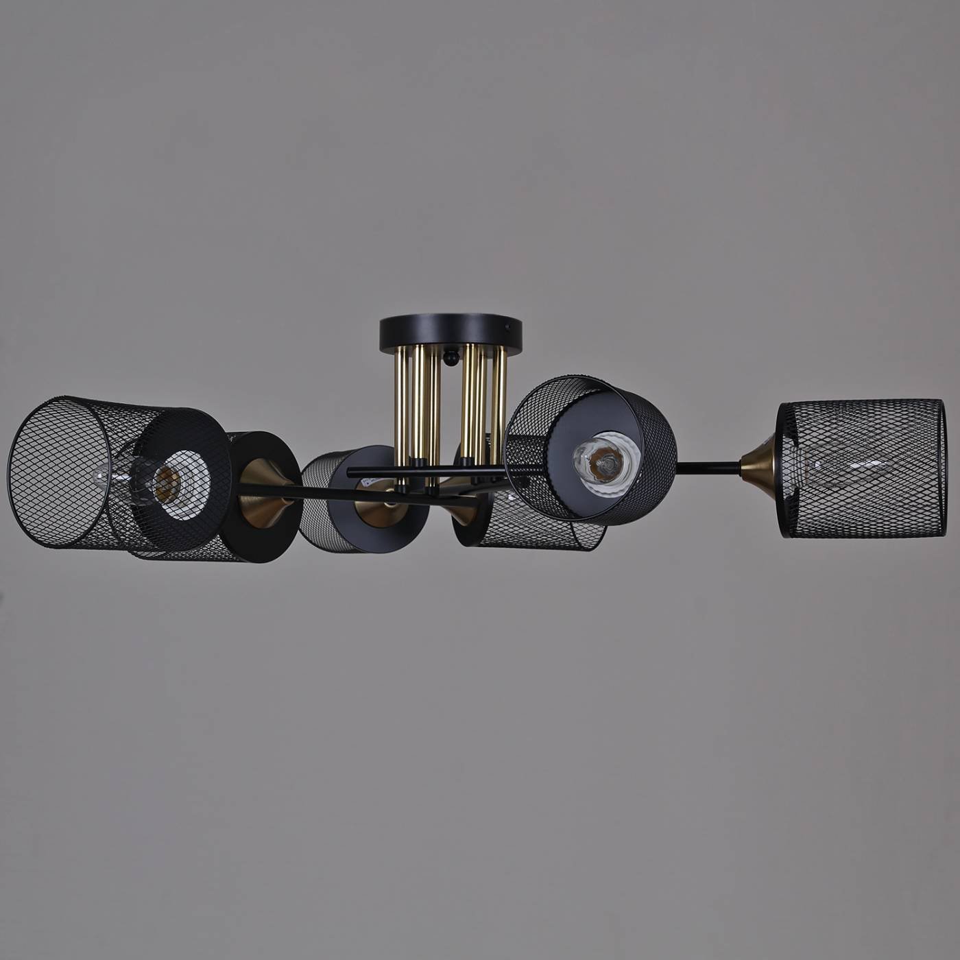 Потолочная люстра Reluce 38460-0.3-06 BK+COPPER