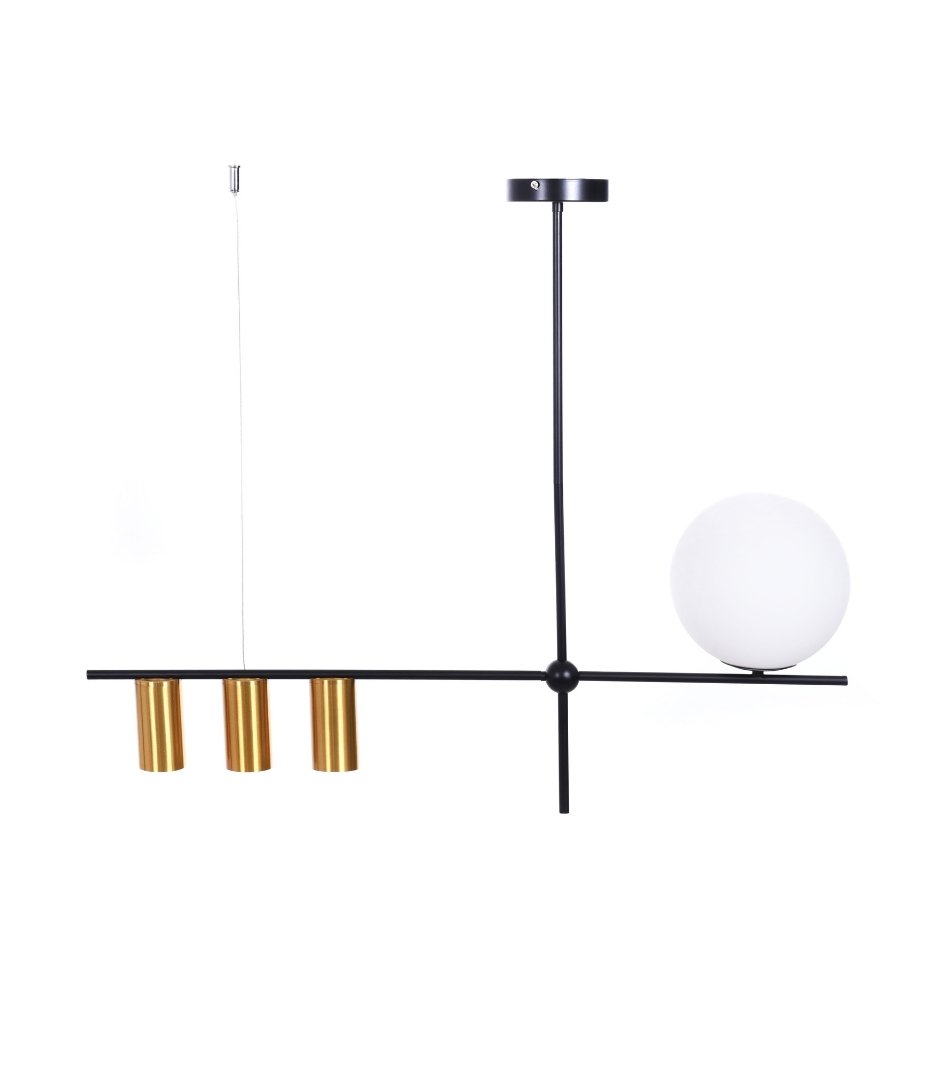 LDP 6042-4 BK+MD Светильник подвесной Lumina Deco Drino LDP 6042-4 BK+MD