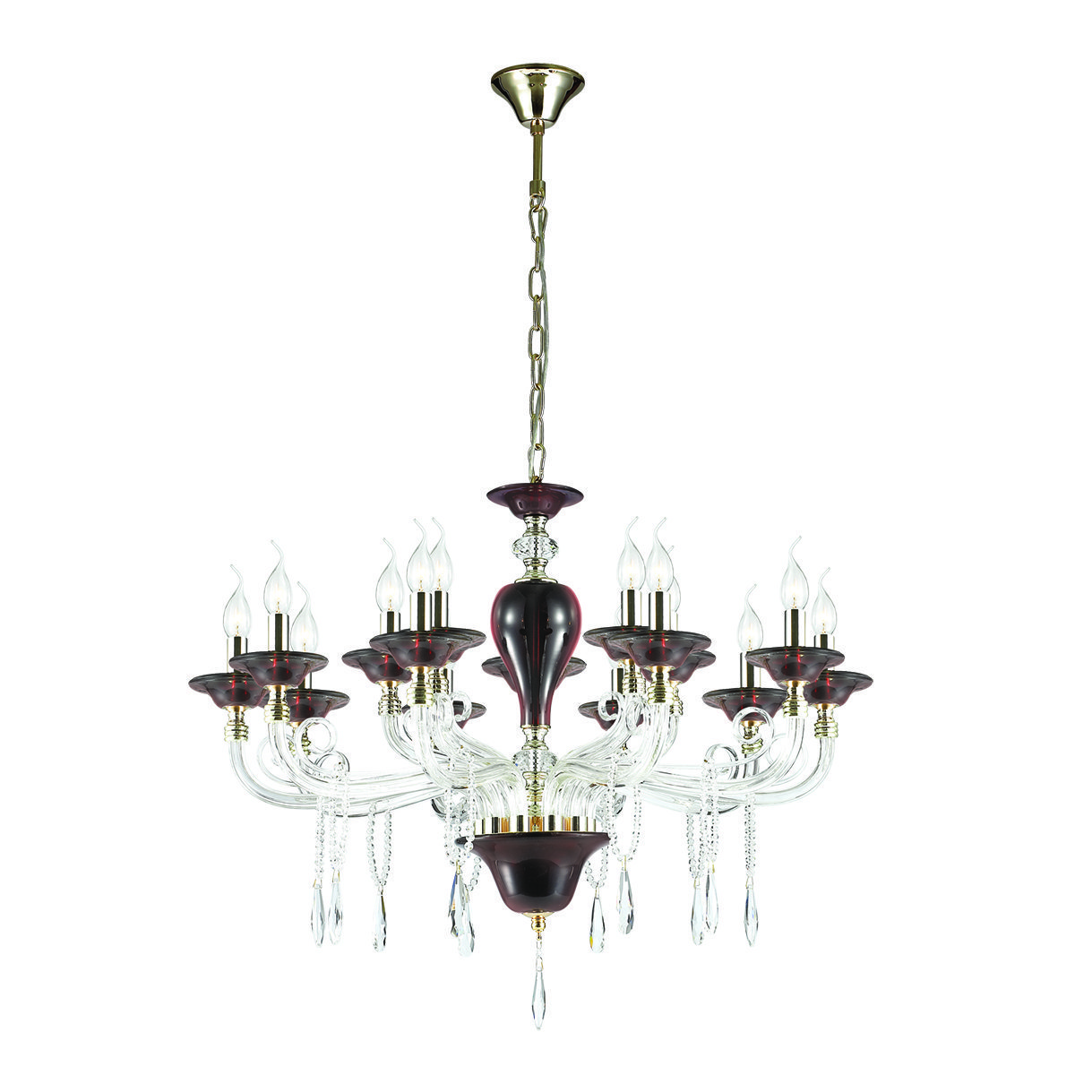 3928/15 Подвесная хрустальная люстра Amarone Odeon Light 3928/15