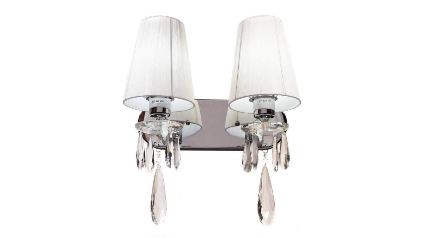 Настенное бра Lumina Deco Alessia LDW 1726-2W CHR