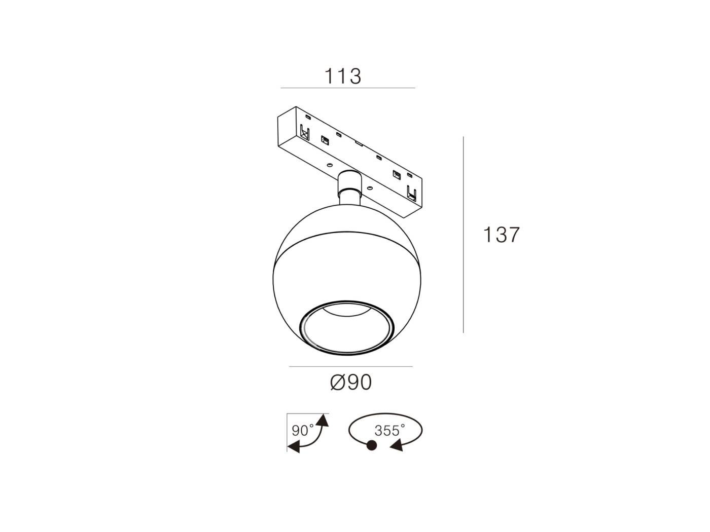 00-00019022 Трековый светильник SY-LINK SWG LUMKER 00-00019022