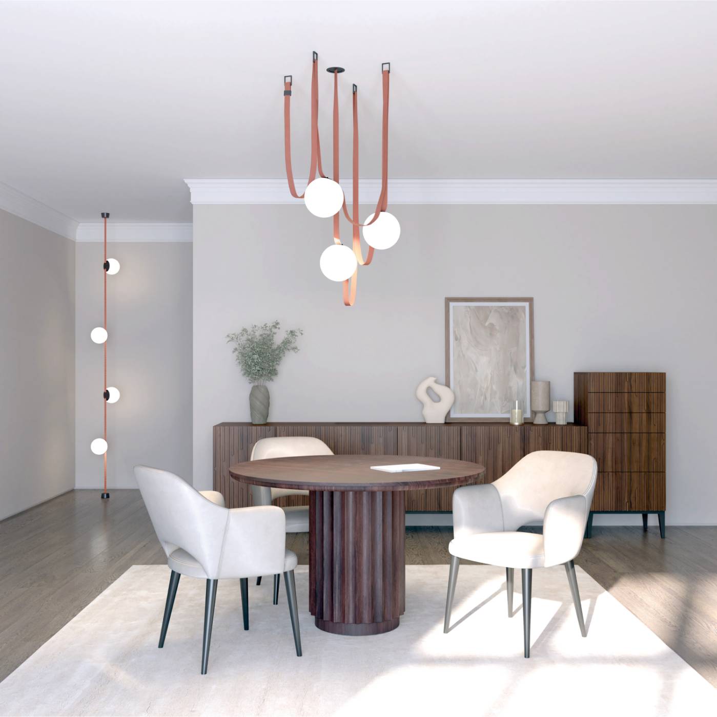 DK5550-BK Cветильник для трека-ремня Denkirs Belty Orb DK5550-BK