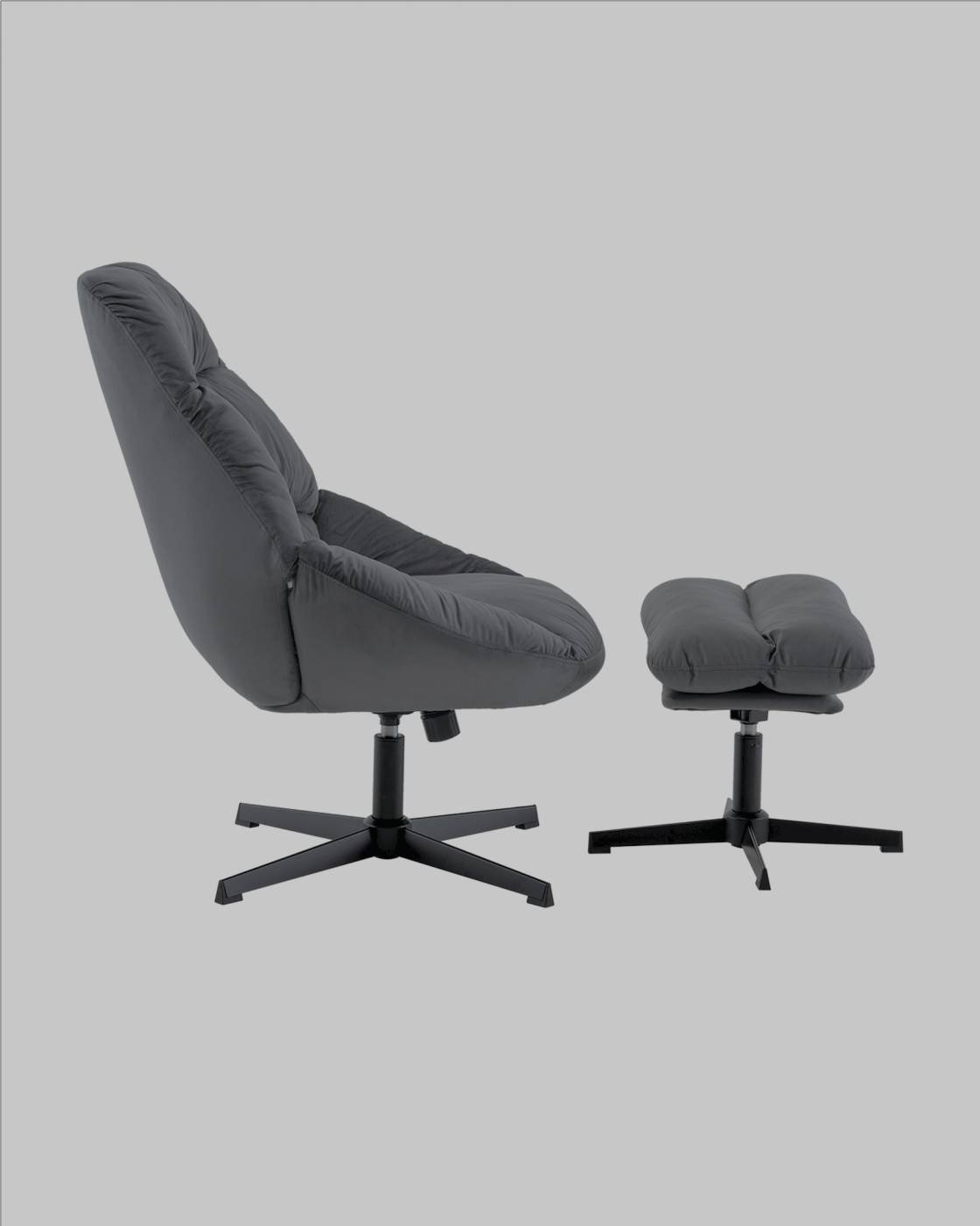 Кресло Stool Group Оррелл QH-8347KT-OT HLR-21 dark grey