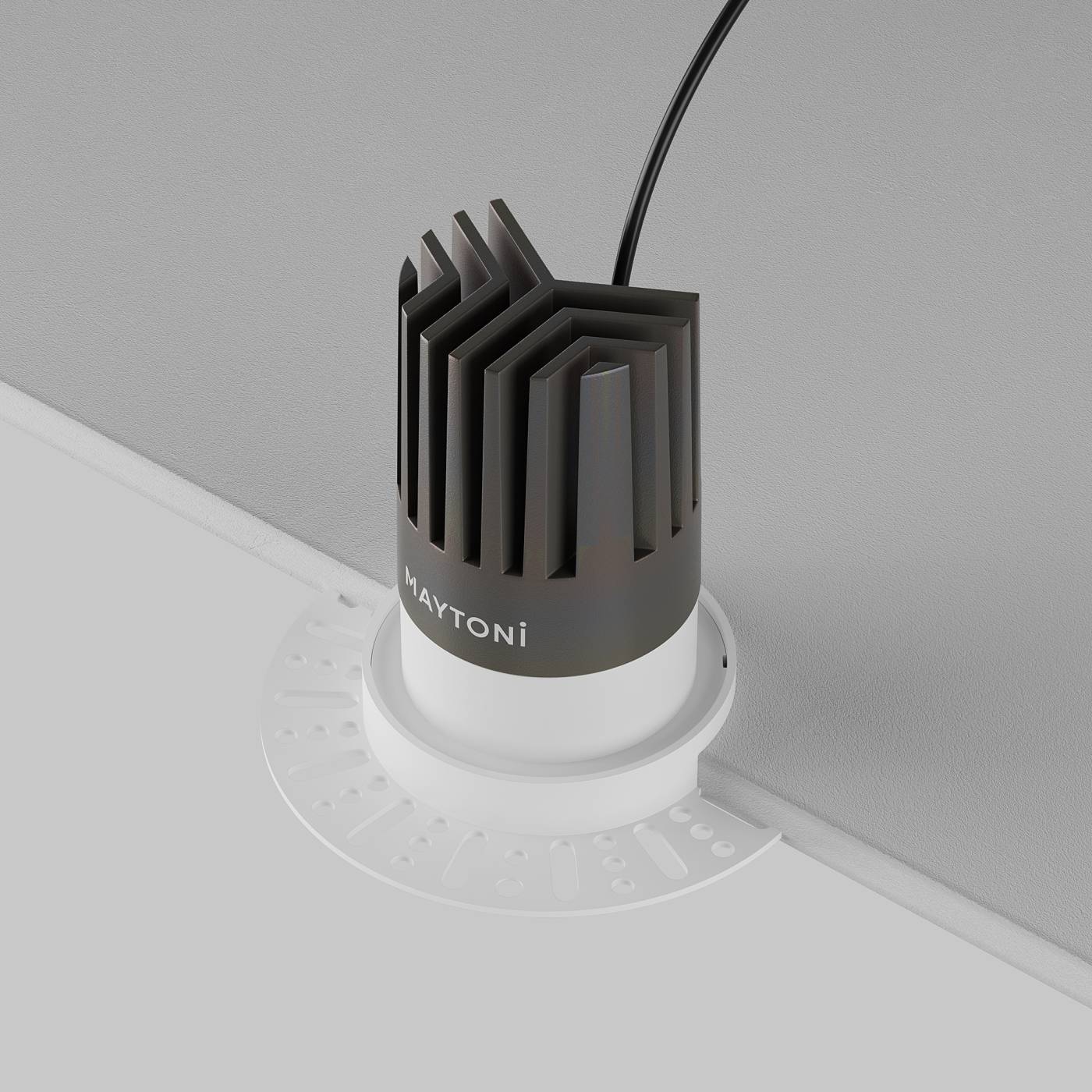 DL121-15W-3K-TRS-W Встраиваемый светильник Maytoni Dip DL121-15W-3K-TRS-W