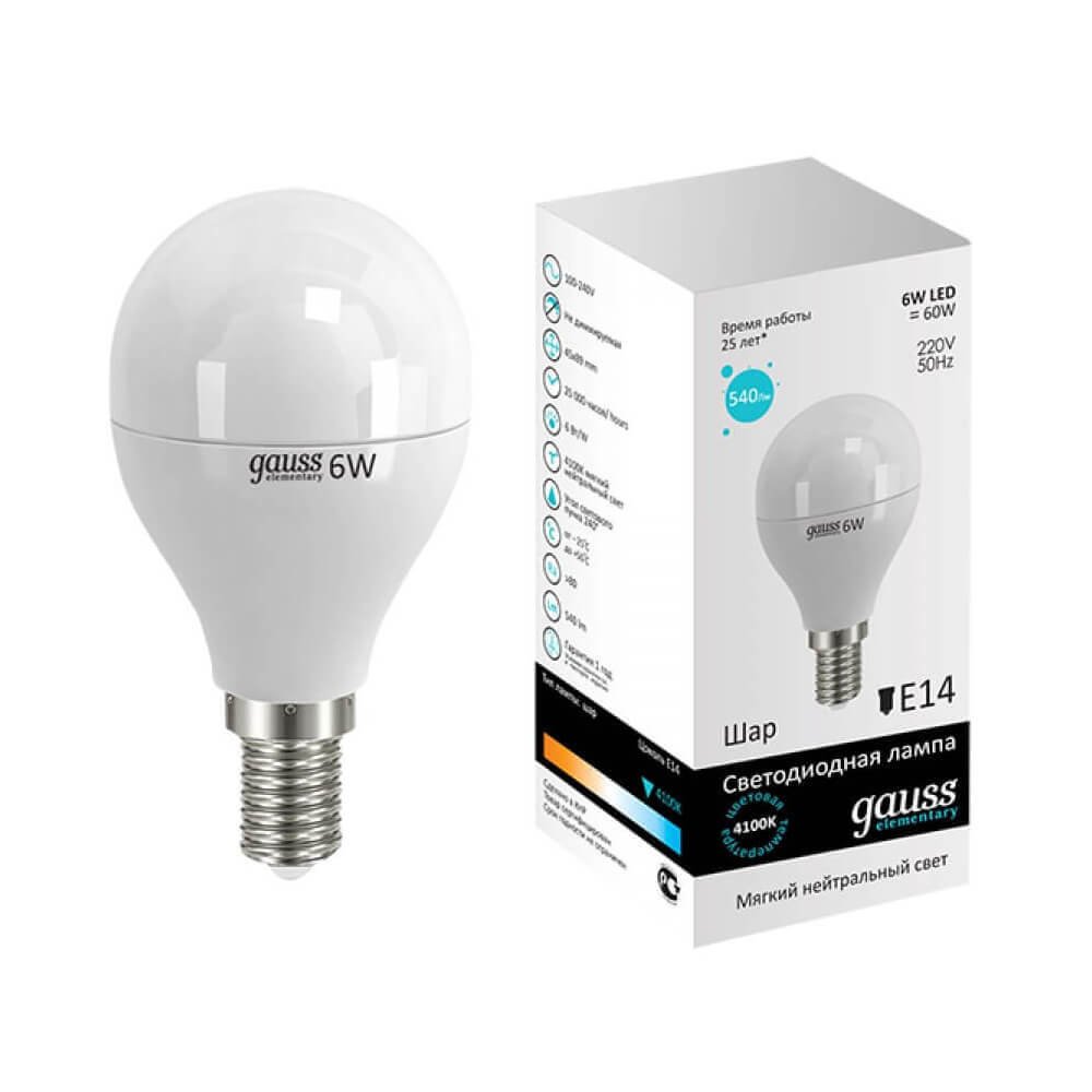 53126 Светодиодная лампа Gauss 53126