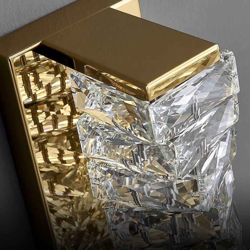 6005W/S gold/clear Настенное бра Delight Collection Glissando 6005W/S gold/clear