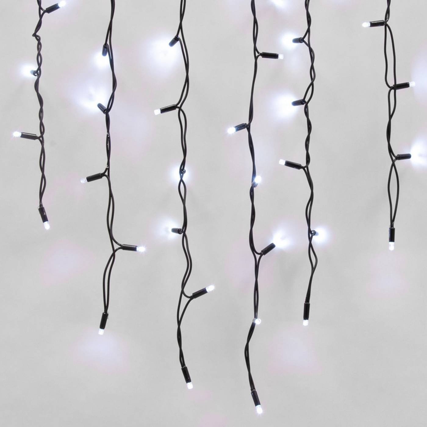 ULD-B3010-200/TBK WHITE IP67 Бахрома светодиодная с эффектом мерцания, 3м Uniel ULD-B3010-200/TBK WHITE IP67