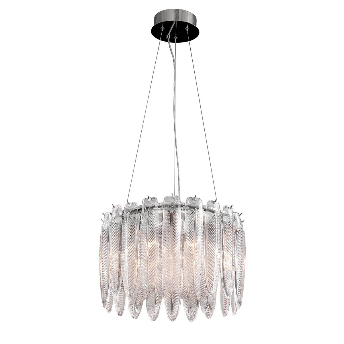 MD22027002-D45 chrome Подвесная люстра Delight Collection Piuma MD22027002-D45 chrome