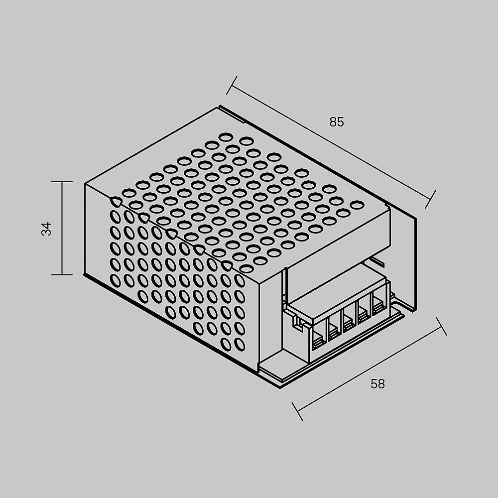 Источник напряжения Maytoni Блоки питания 12В 811006