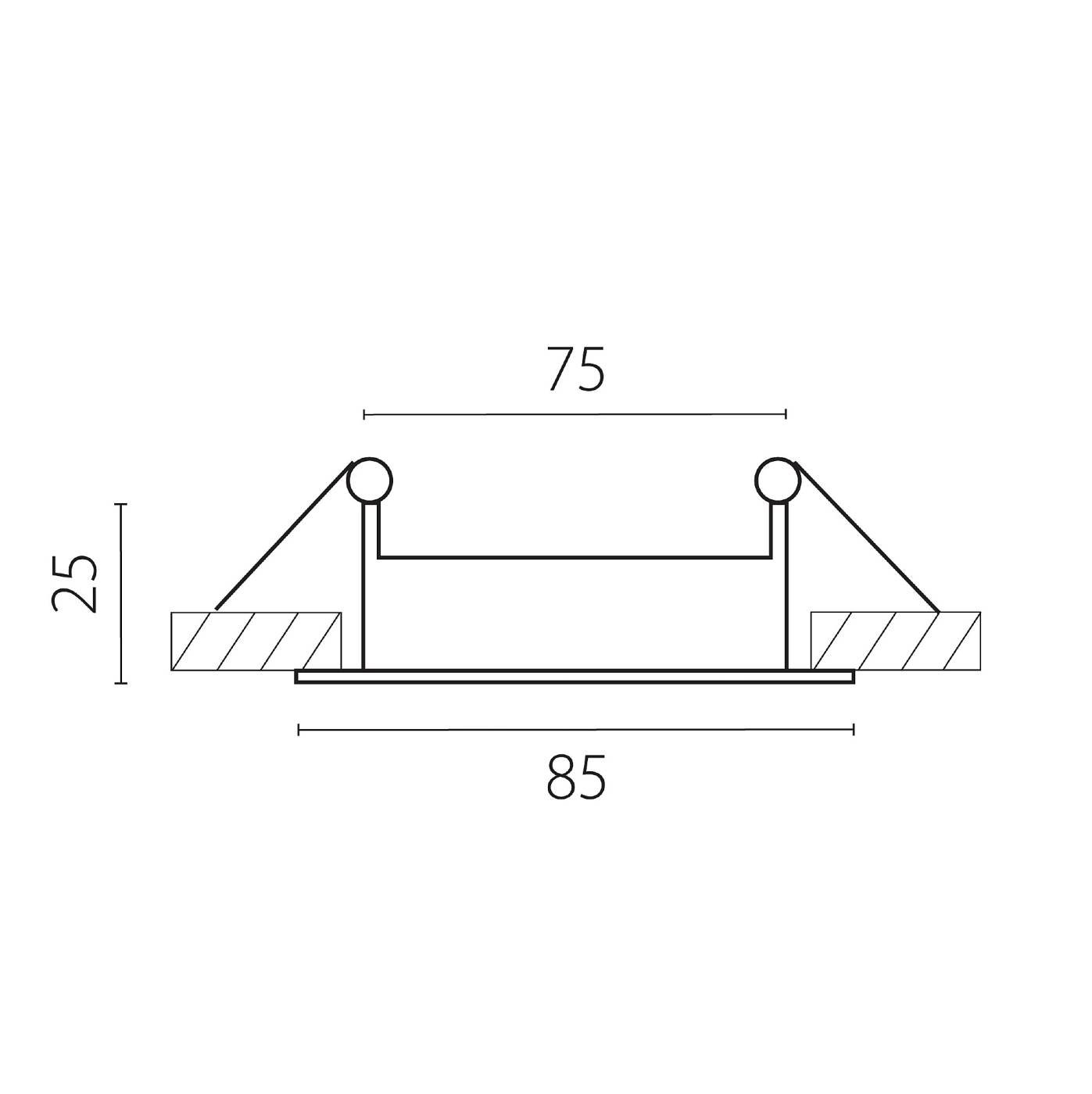 Потолочная чаша встраиваемая к 215ххх/304хх Lightstar Alta Base 215006