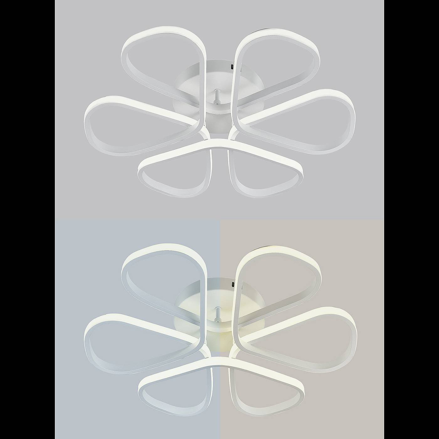 Потолочная люстра Natali Kovaltseva Cobra LED LAMPS 81121/7C