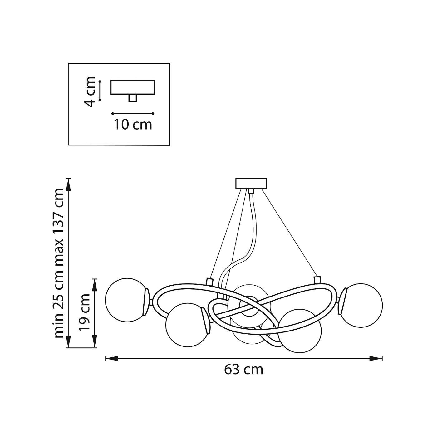 Подвесная люстра Lightstar Globo 799063