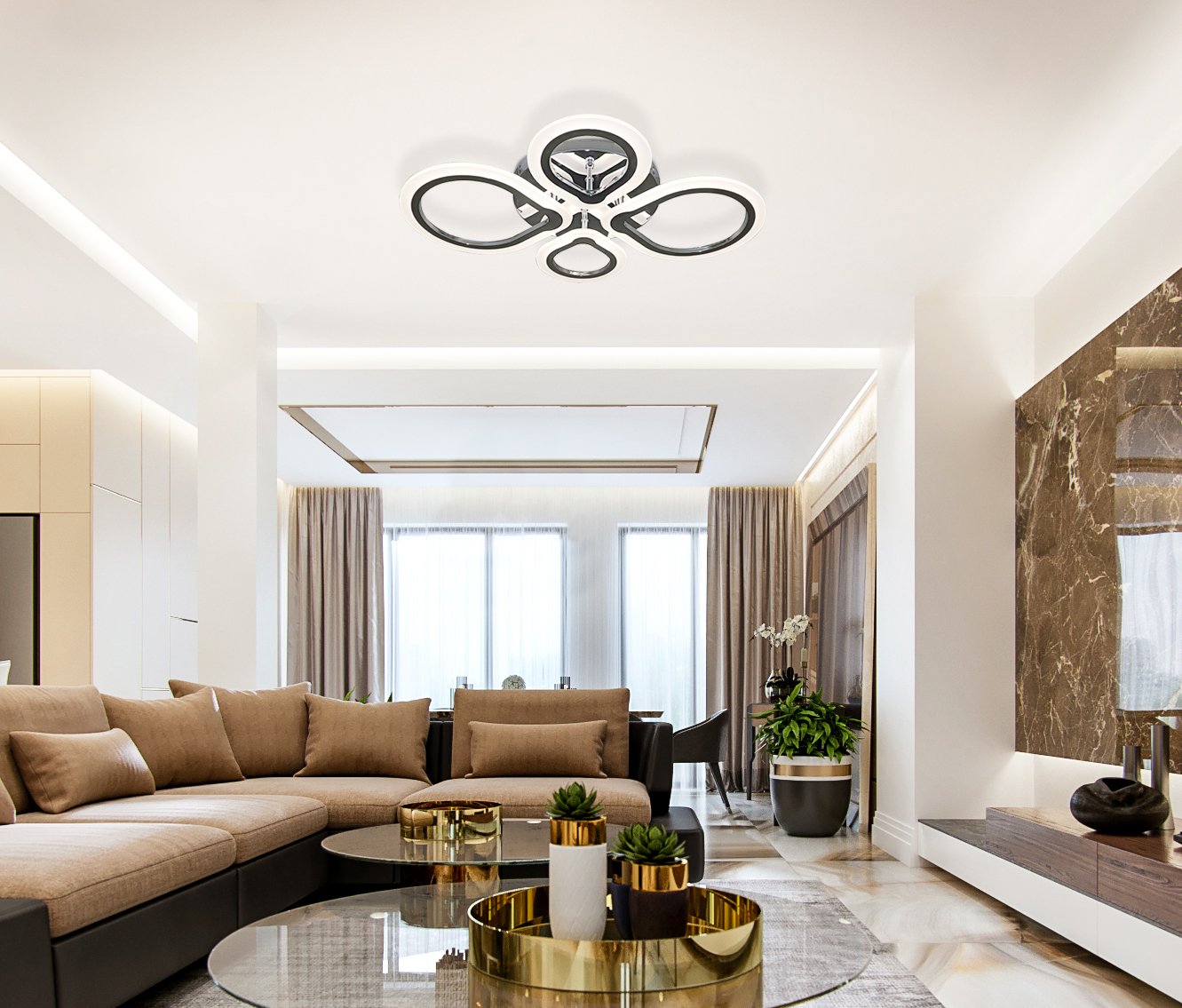 Потолочная люстра с пультом Innovation Style Natali Kovaltseva INNOVATION STYLE 83032