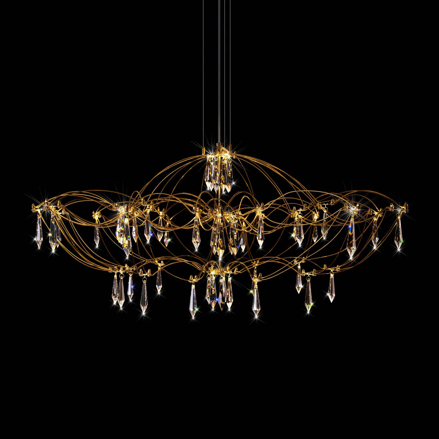 10586/900 Gold Asfour Подвесная люстра Mira Loft It 10586/900 Gold Asfour
