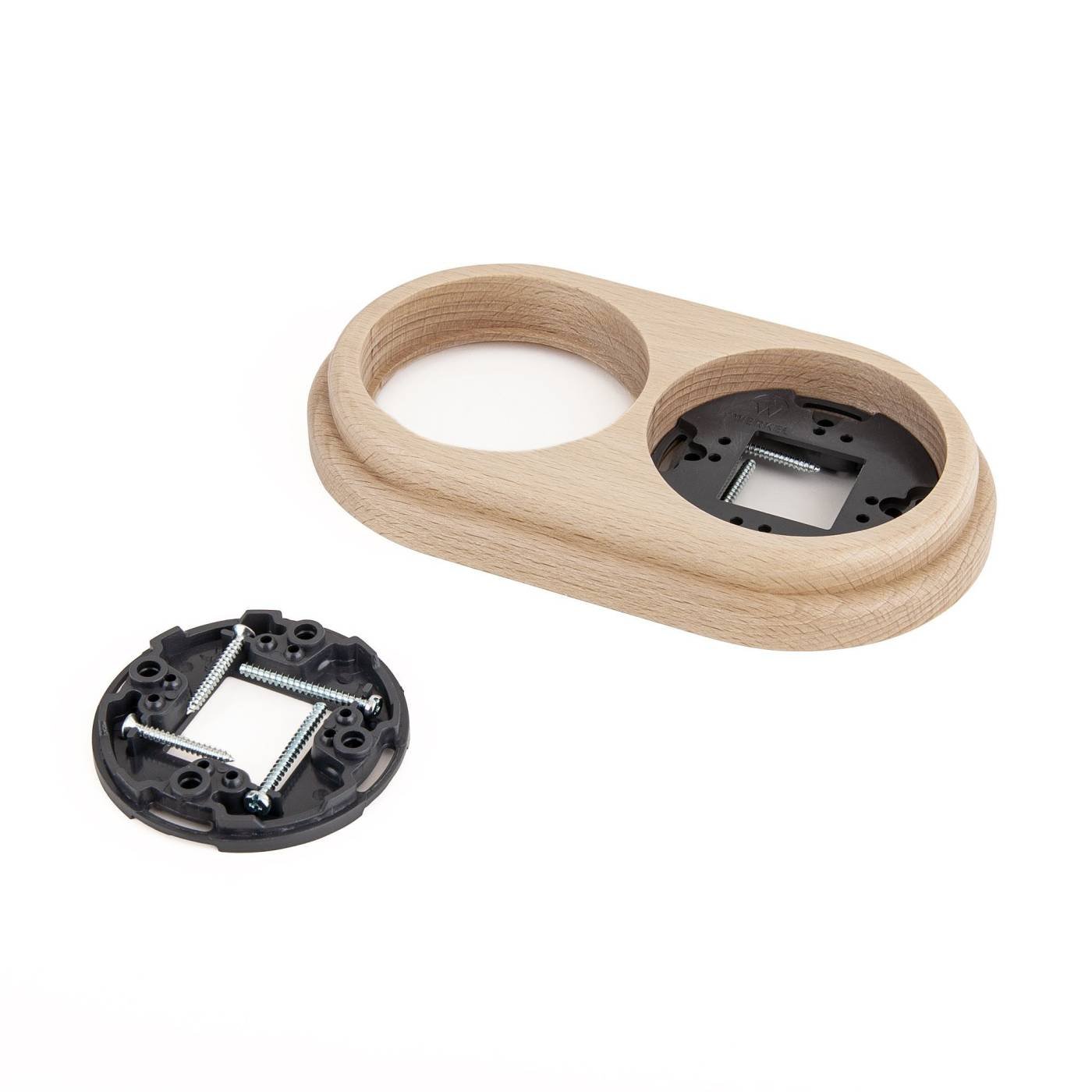 W0025224/ Рамка на 2 поста (светлый бук) (RAMKA 02 WL15 M0) Рамка Werkel W0025224/ Рамка на 2 поста (светлый бук) (RAMKA 02 WL15 M0)