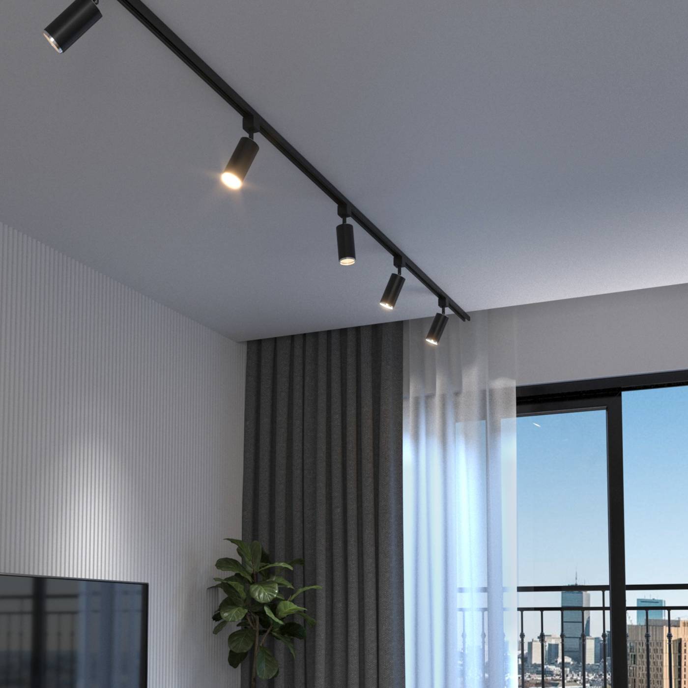 Svit GU10 Черный/хром (MRL 1013) однофазный Трековый светильник Elektrostandard Svit Svit GU10 Черный/хром (MRL 1013) однофазный