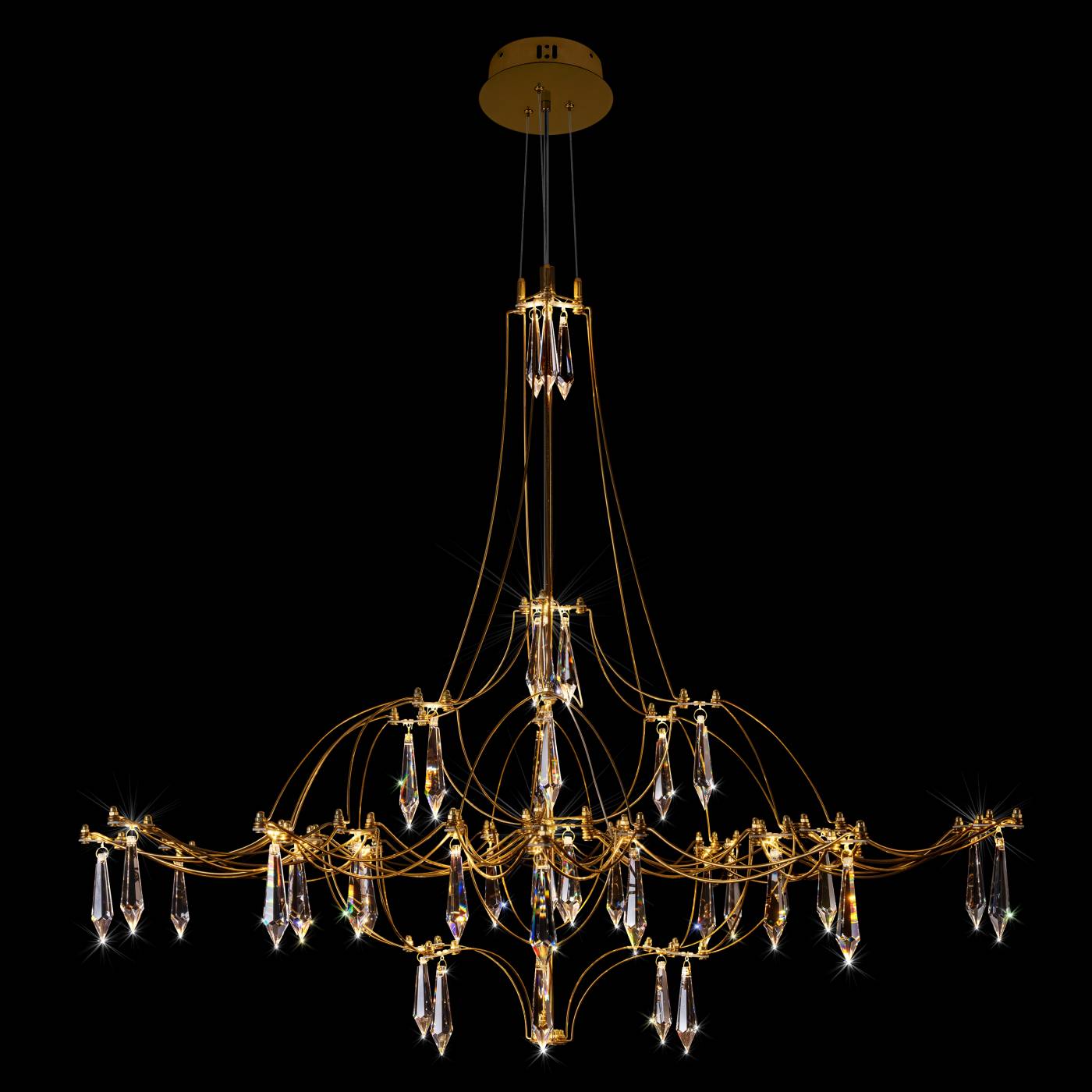 Подвесная люстра Mira Loft It 10588/800 Gold Asfour