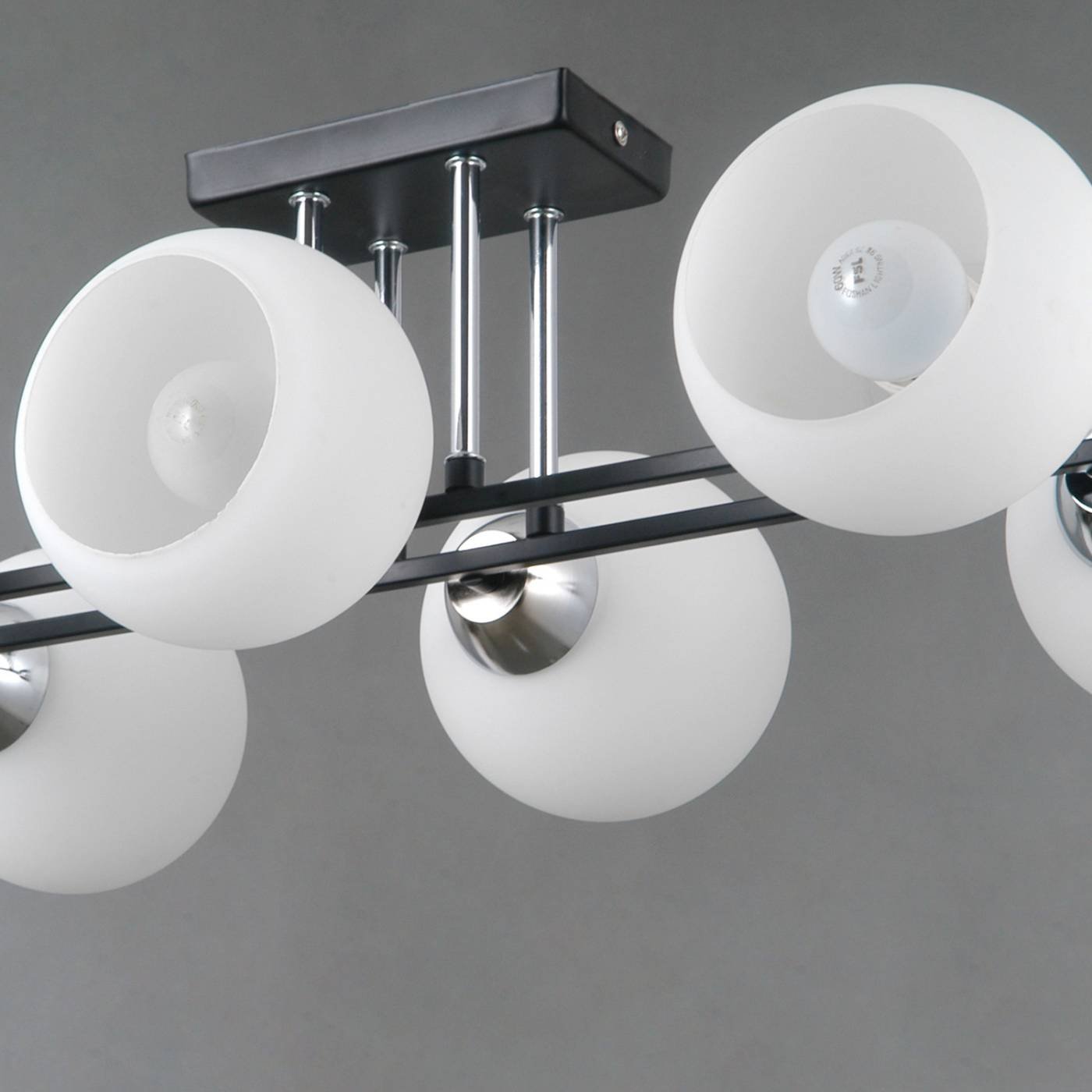 Потолочная люстра ILLUMICO IL0791-6CSQ-25 BK CR TRENTO