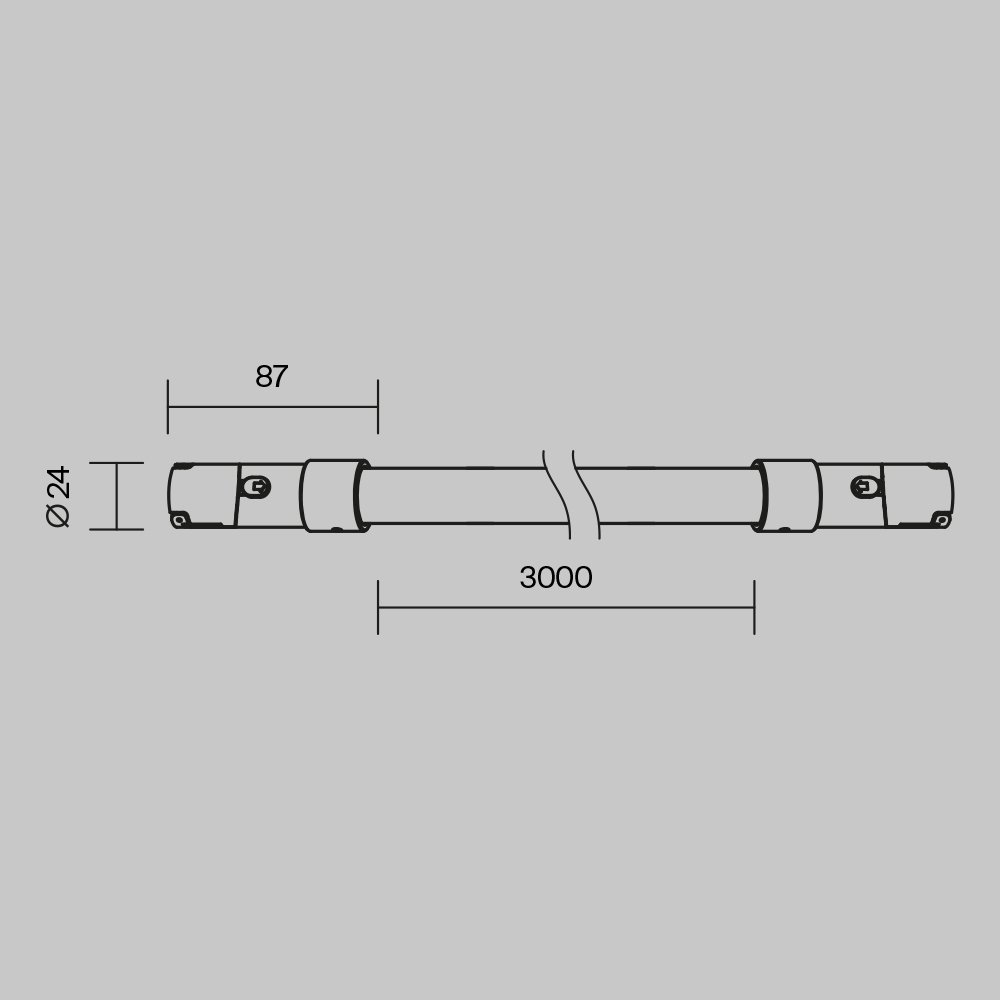 TR209-1-48W3K-B Трековый светильник Maytoni Tau TR209-1-48W3K-B