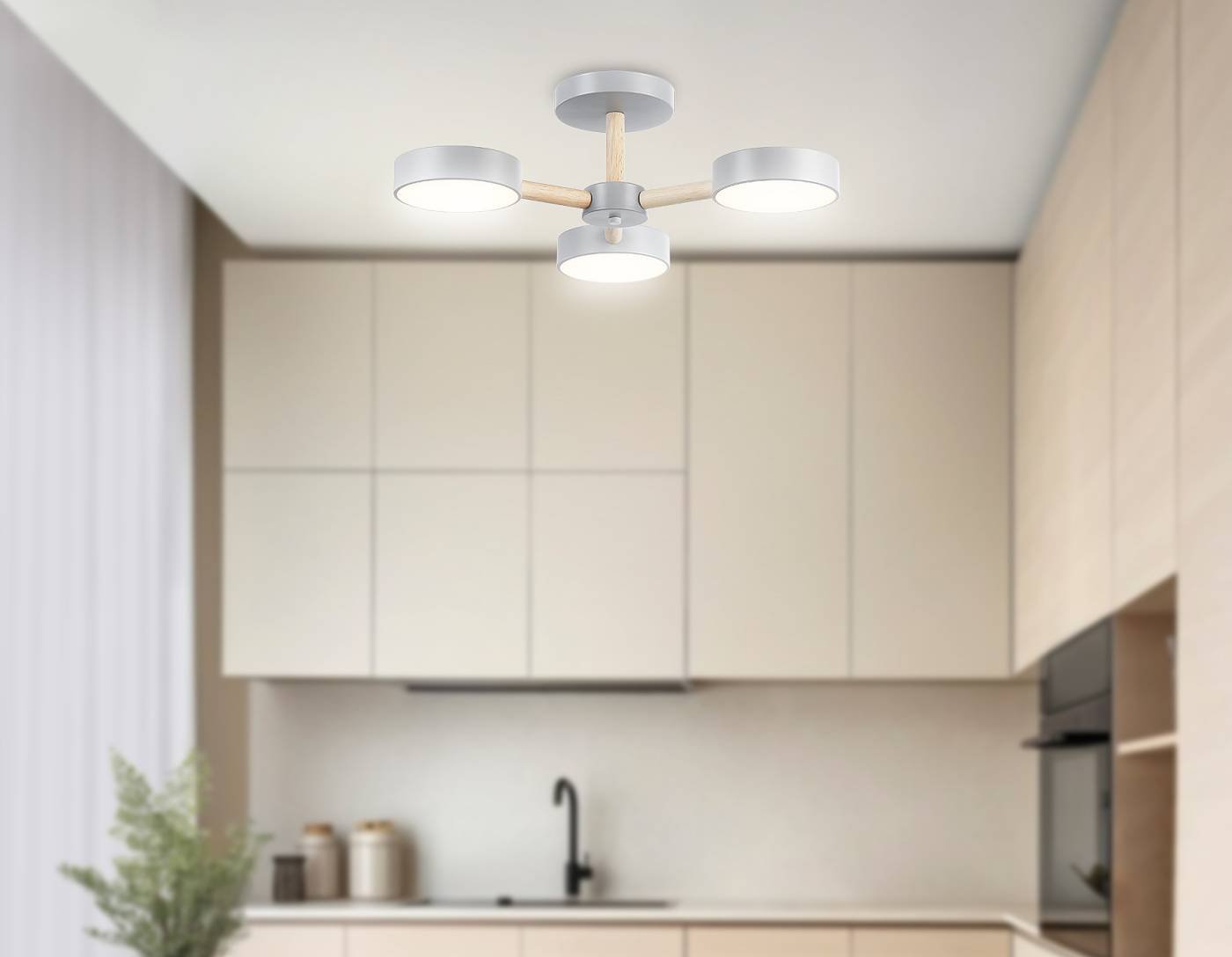 Потолочная люстра Ambrella LineTech FL4822