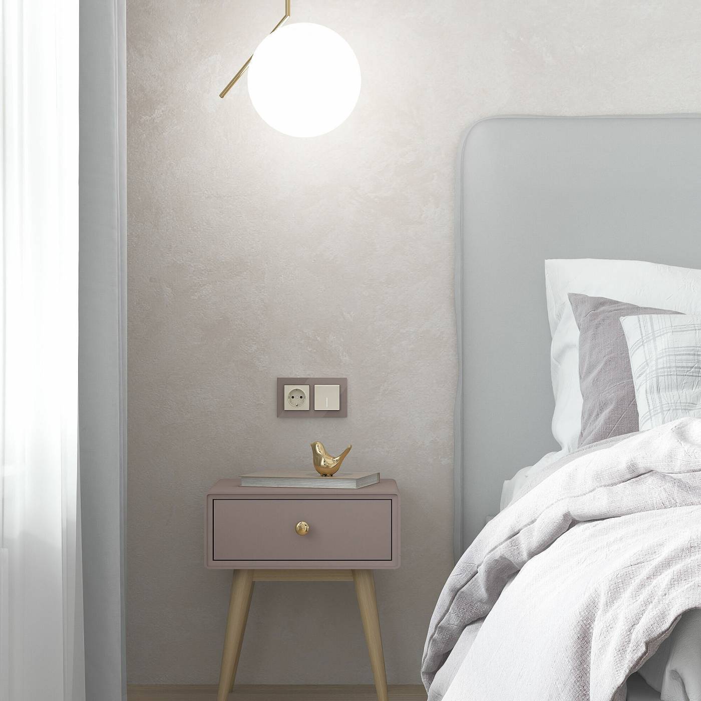 Розетка Werkel W1171062/ Розетка с заземлением (айвори матовый)