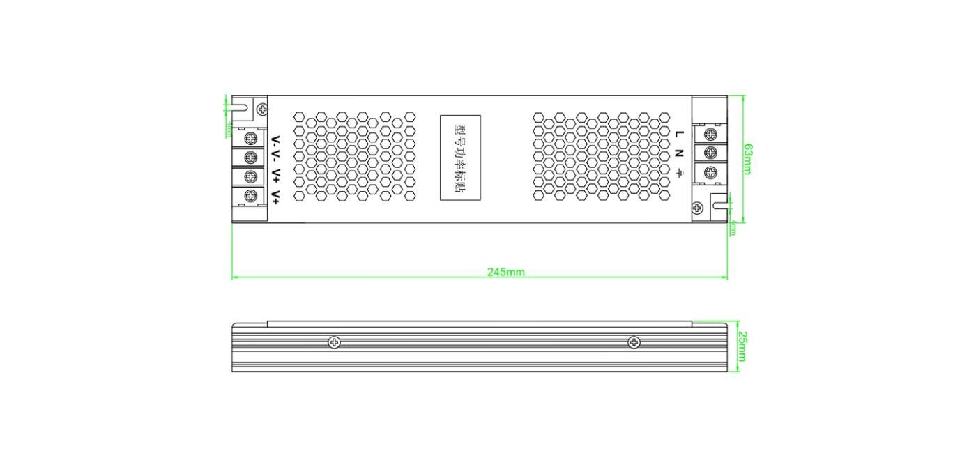 00-00047969 Блок питания открытый IP20, 300W, 24V, ST-300-24 ST SWG Standard 00-00047969