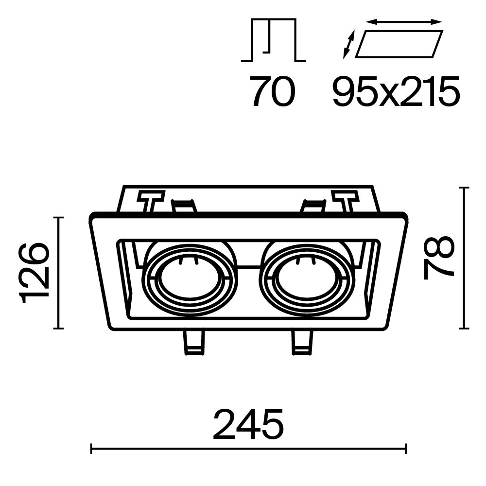 DL008-2-02-B Карданный светильник Maytoni Metal DL008-2-02-B