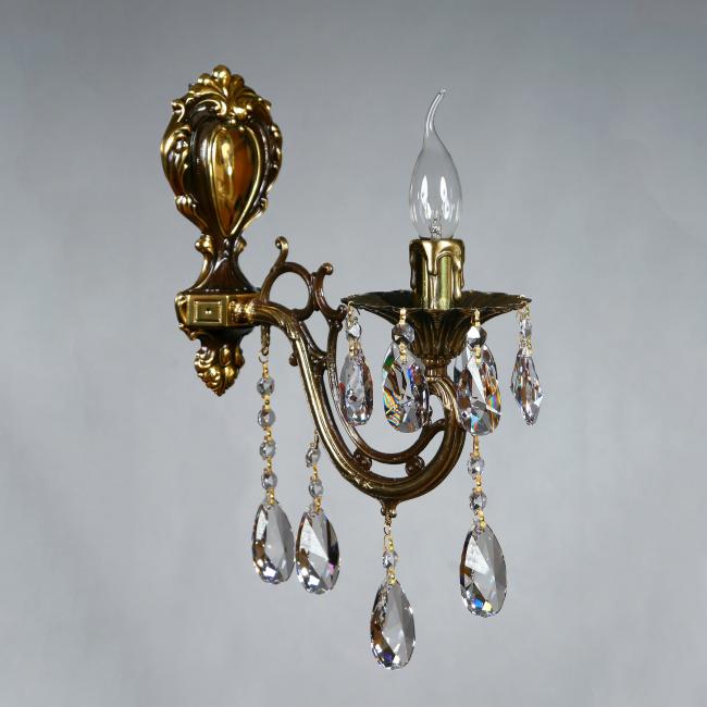 8818/1 PB Tear Drop Настенное бра Ambiente Aria 8818/1 PB Tear drop