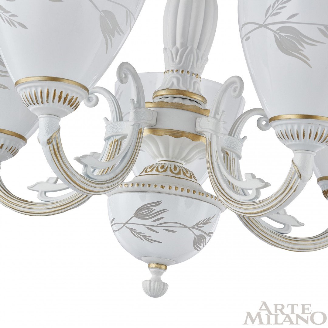 Подвесная люстра Arte Milano Am343659 343659/5 WT+G
