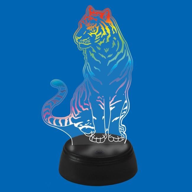 ULI-M507 RGB/3AA TIGER/BLACK Декоративная лампа Uniel ULI-M507 RGB/3AA TIGER/BLACK