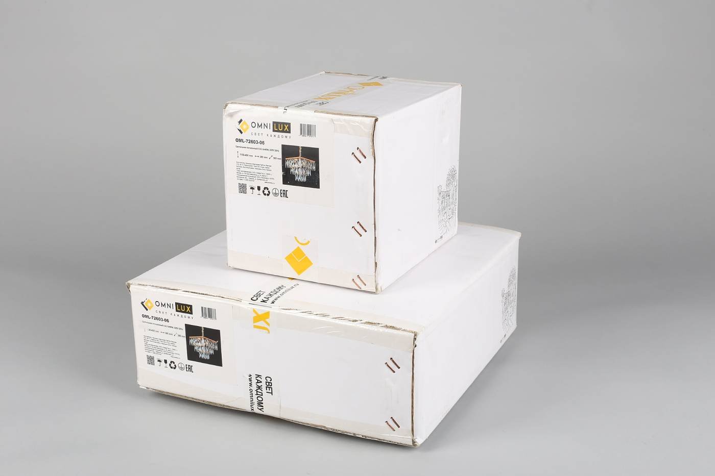 Подвесная хрустальная люстра Arenella Omnilux OML-72603-06