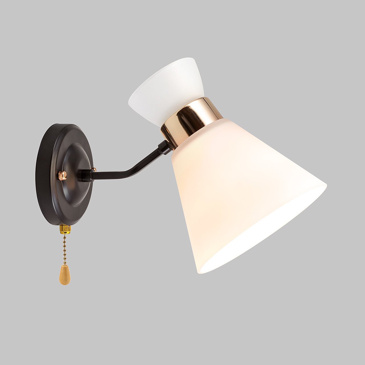 Настенное бра IMEX MD.5692-1-W-COFFEE+FGD