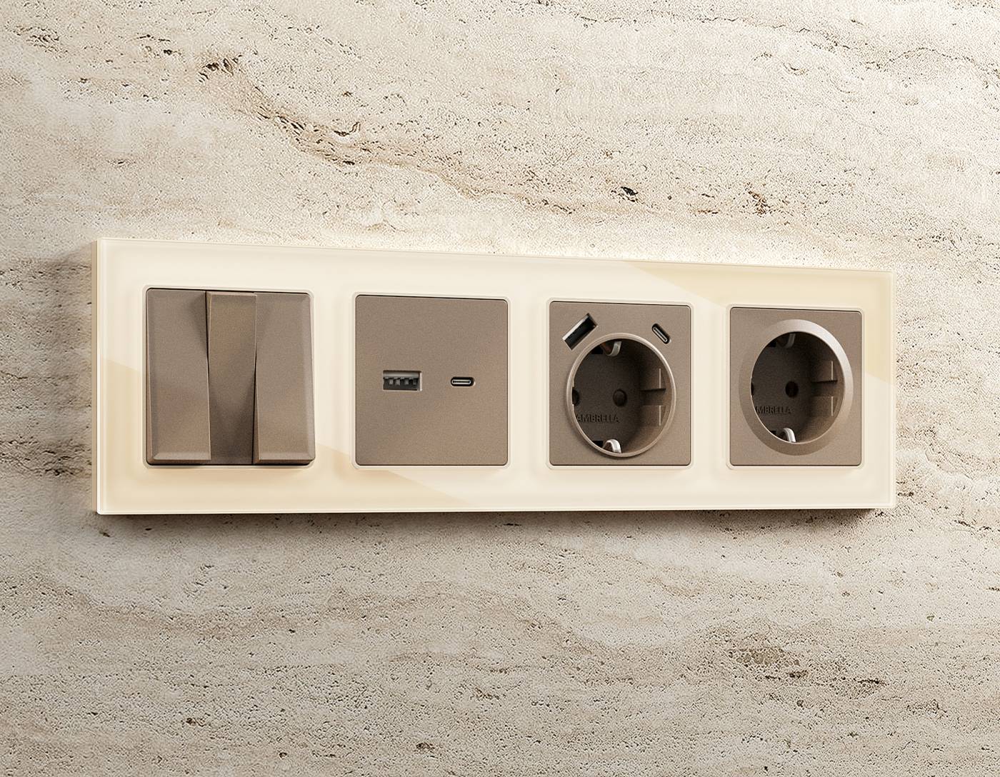 AP6360 Накладка на механизм Ambrella Volt ALFA AP6360