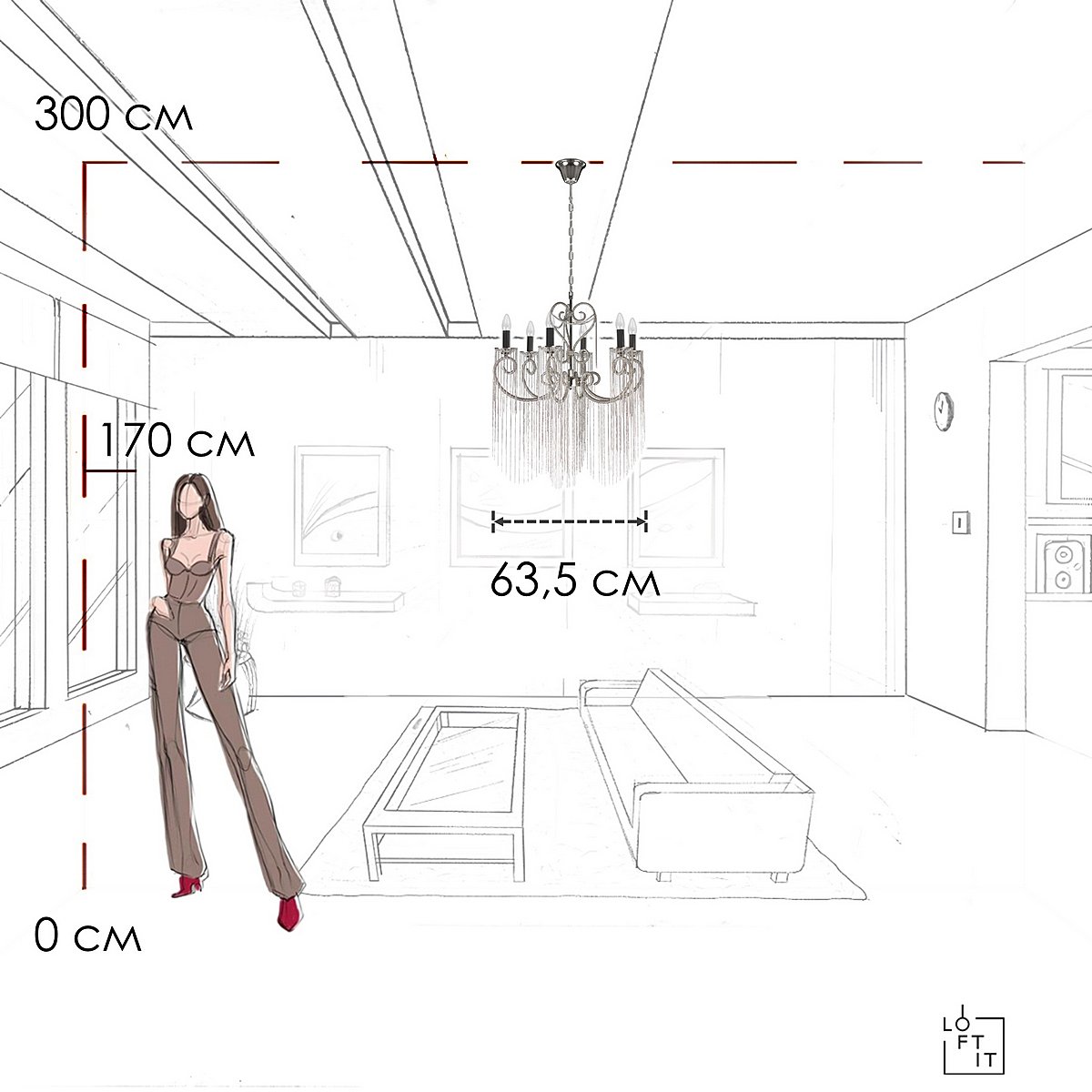 10405/6 Подвесная люстра Loft It Wonderland 10405/6
